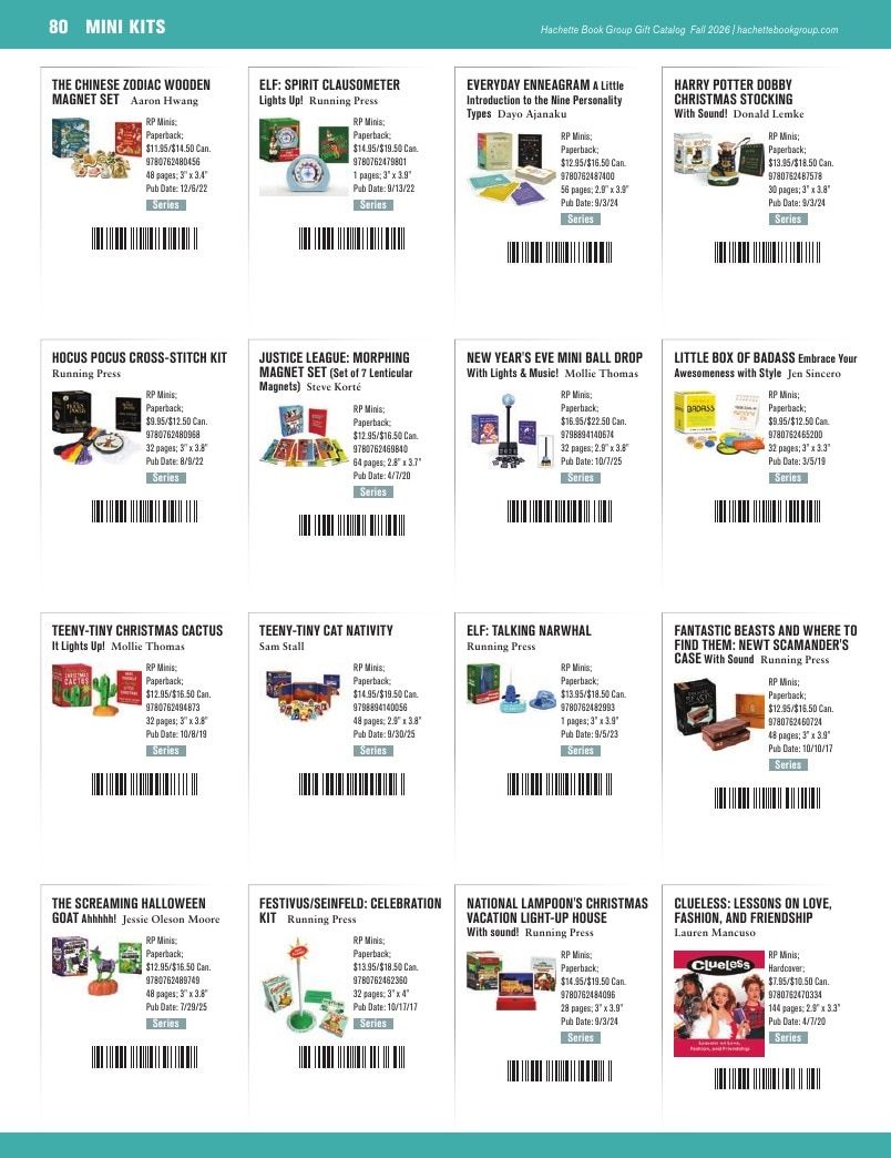 Hachette Book Group Fall 2026 Gift Catalog Weekly Ad January 1 - December 31, 2026