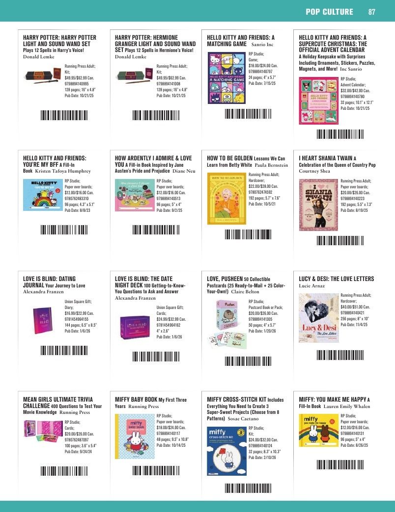 Hachette Book Group Fall 2026 Gift Catalog Weekly Ad January 1 - December 31, 2026