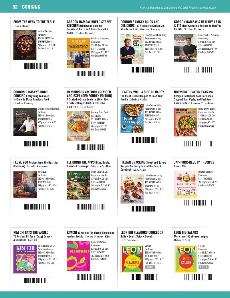 Hachette Book Group Fall 2026 Gift Catalog Weekly Ad January 1 - December 31, 2026