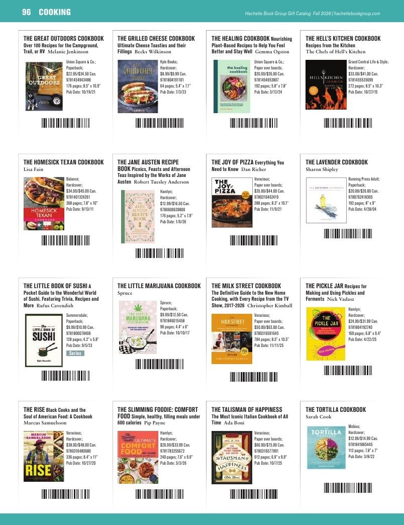 Hachette Book Group Fall 2026 Gift Catalog Weekly Ad January 1 - December 31, 2026
