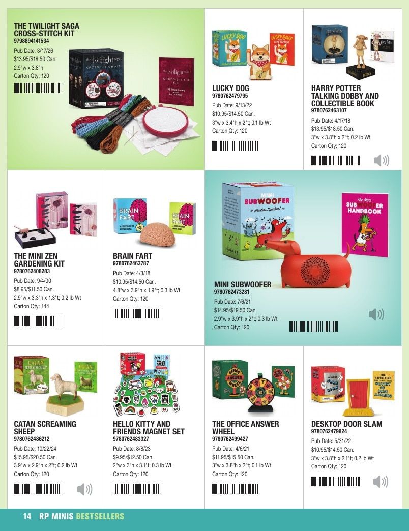 Hachette Book Group Mini Kits Fall 2026 Catalog Weekly Ad January 1 - December 31, 2026