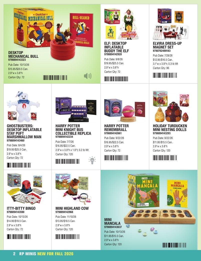 Hachette Book Group Mini Kits Fall 2026 Catalog Weekly Ad January 1 - December 31, 2026