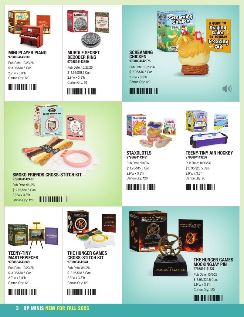 Hachette Book Group Mini Kits Fall 2026 Catalog Weekly Ad January 1 - December 31, 2026