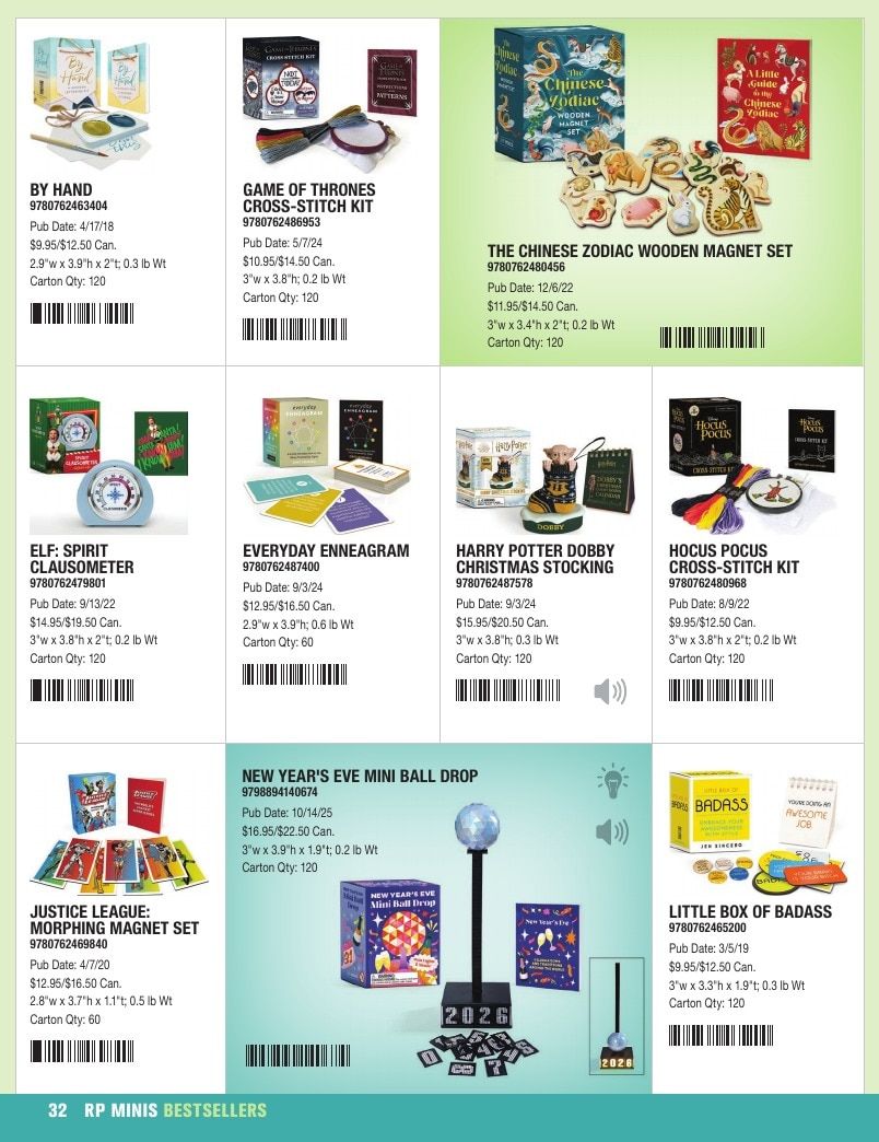 Hachette Book Group Mini Kits Fall 2026 Catalog Weekly Ad January 1 - December 31, 2026