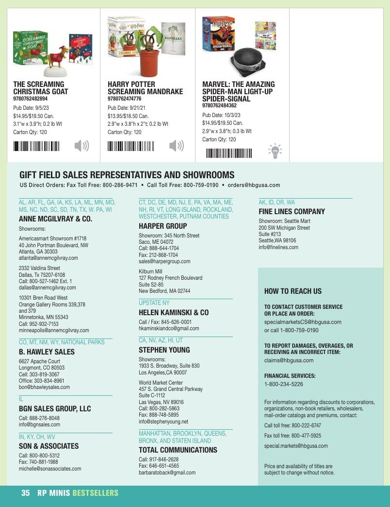 Hachette Book Group Mini Kits Fall 2026 Catalog Weekly Ad January 1 - December 31, 2026