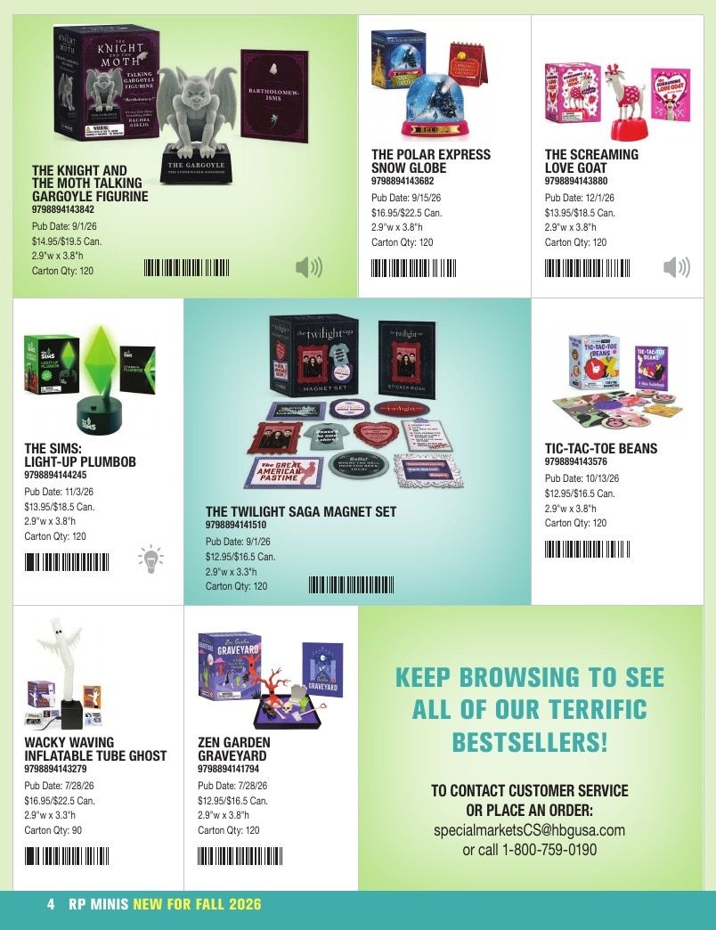 Hachette Book Group Mini Kits Fall 2026 Catalog Weekly Ad January 1 - December 31, 2026
