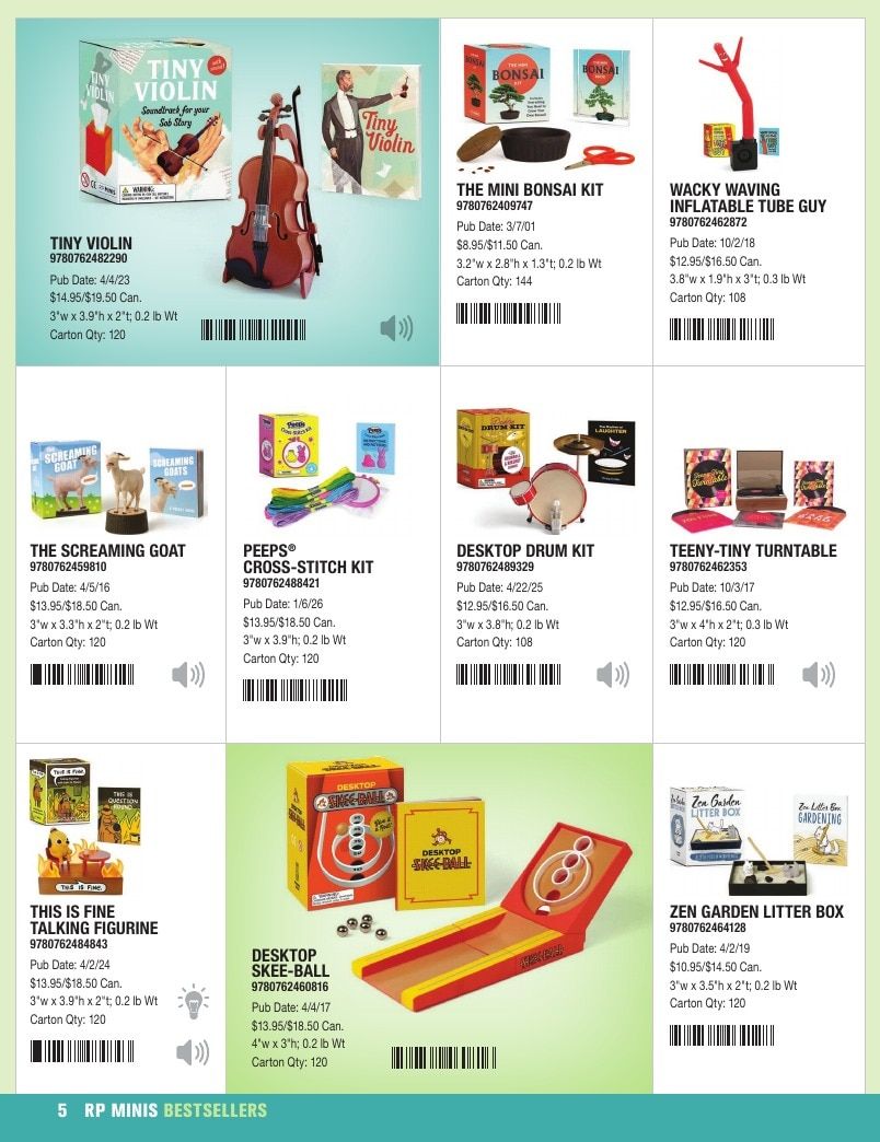 Hachette Book Group Mini Kits Fall 2026 Catalog Weekly Ad January 1 - December 31, 2026