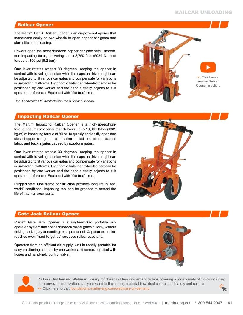 Martin Engineering Product Catalog Weekly Ad January 1 - December 31, 2026