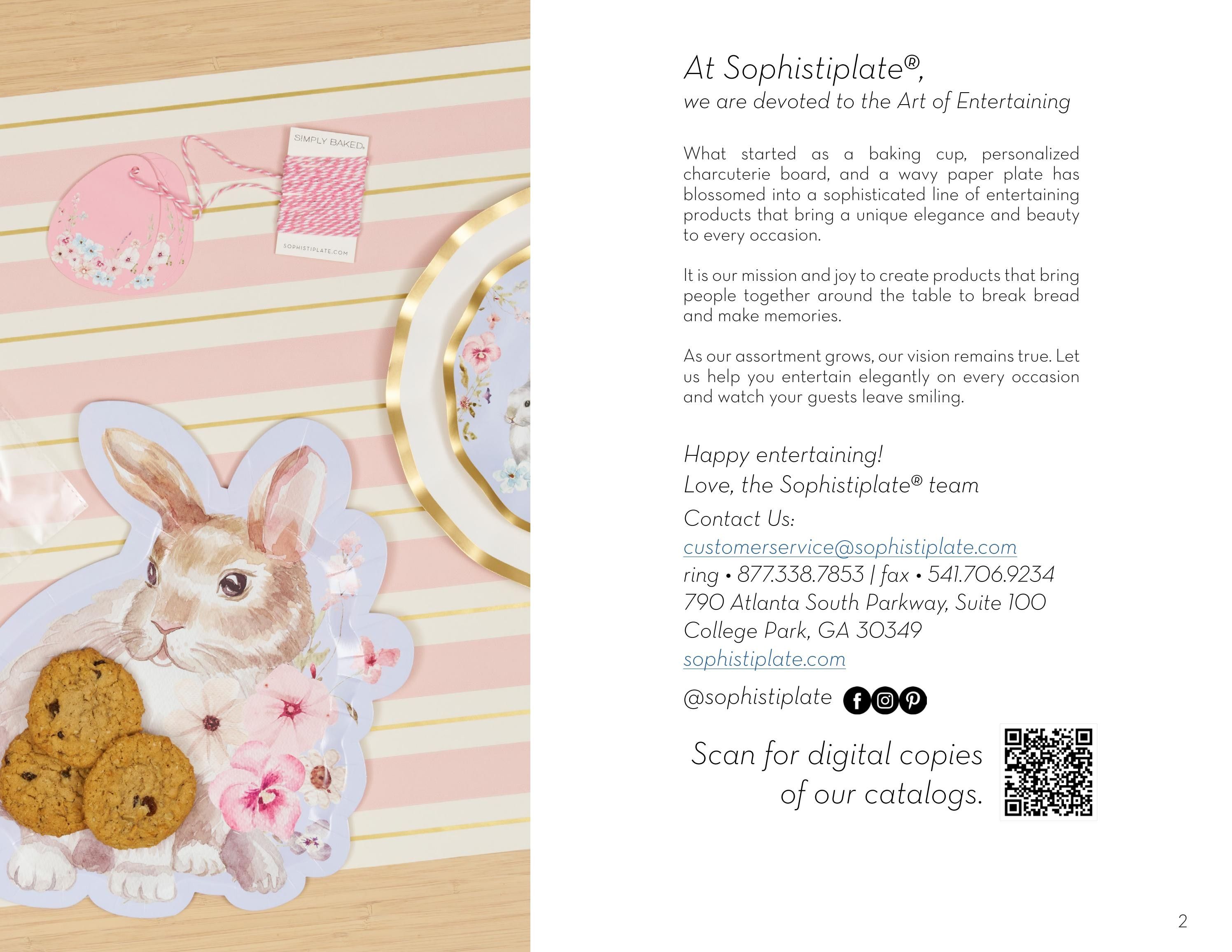 Sophistiplate Spring & Summer 2026 Catalog Weekly Ad January 1 - December 31, 2026