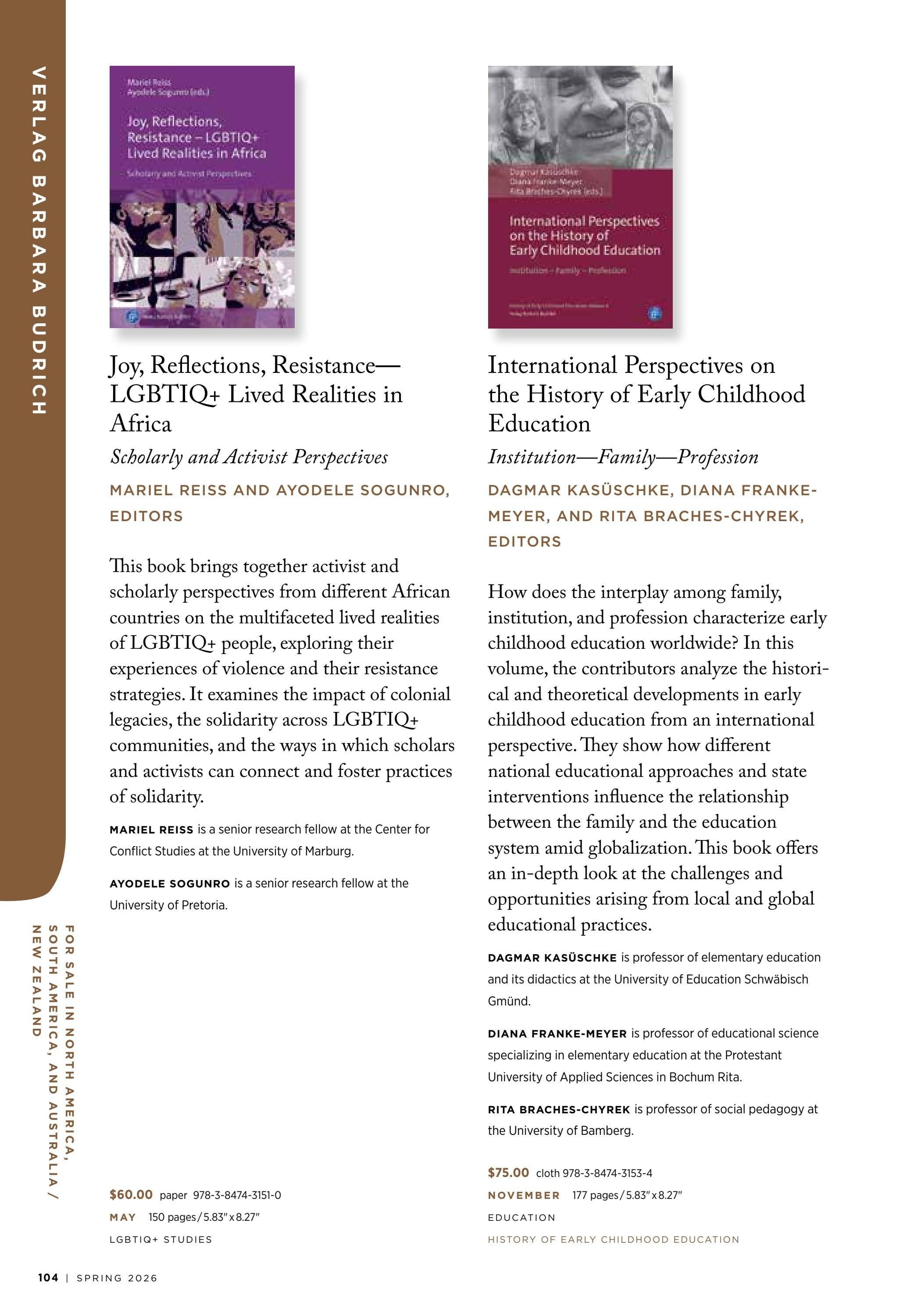 Columbia University Press Spring Catalog Weekly Ad January 1 - December 31, 2026