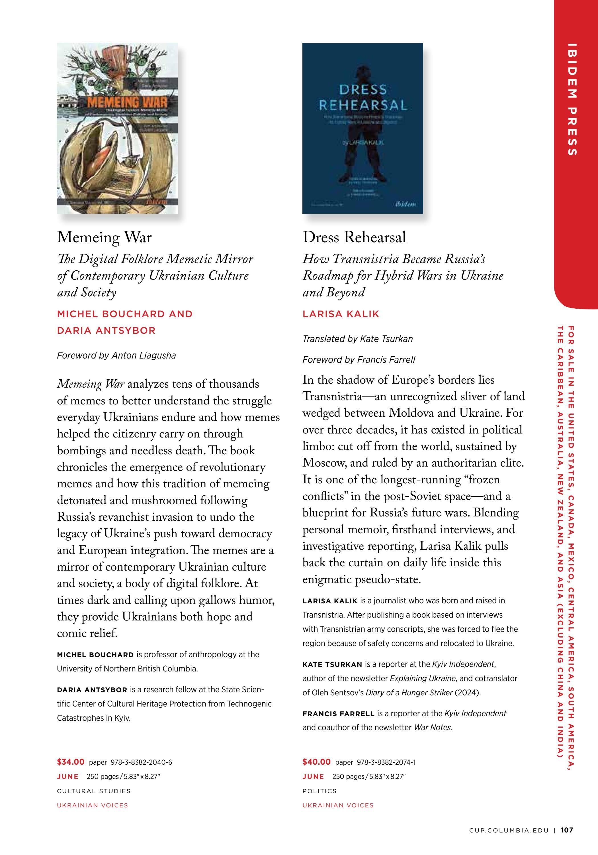 Columbia University Press Spring Catalog Weekly Ad January 1 - December 31, 2026