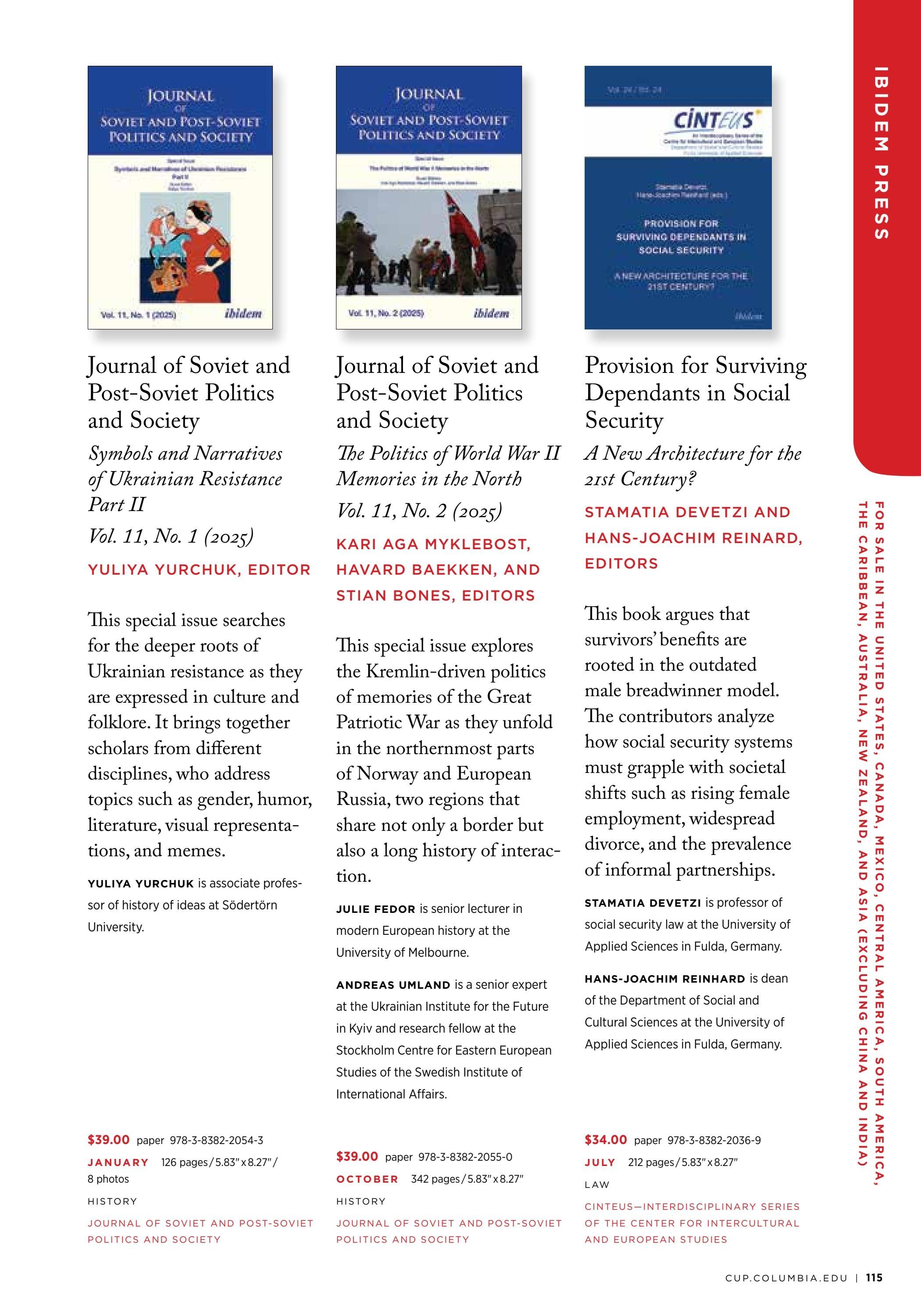 Columbia University Press Spring Catalog Weekly Ad January 1 - December 31, 2026
