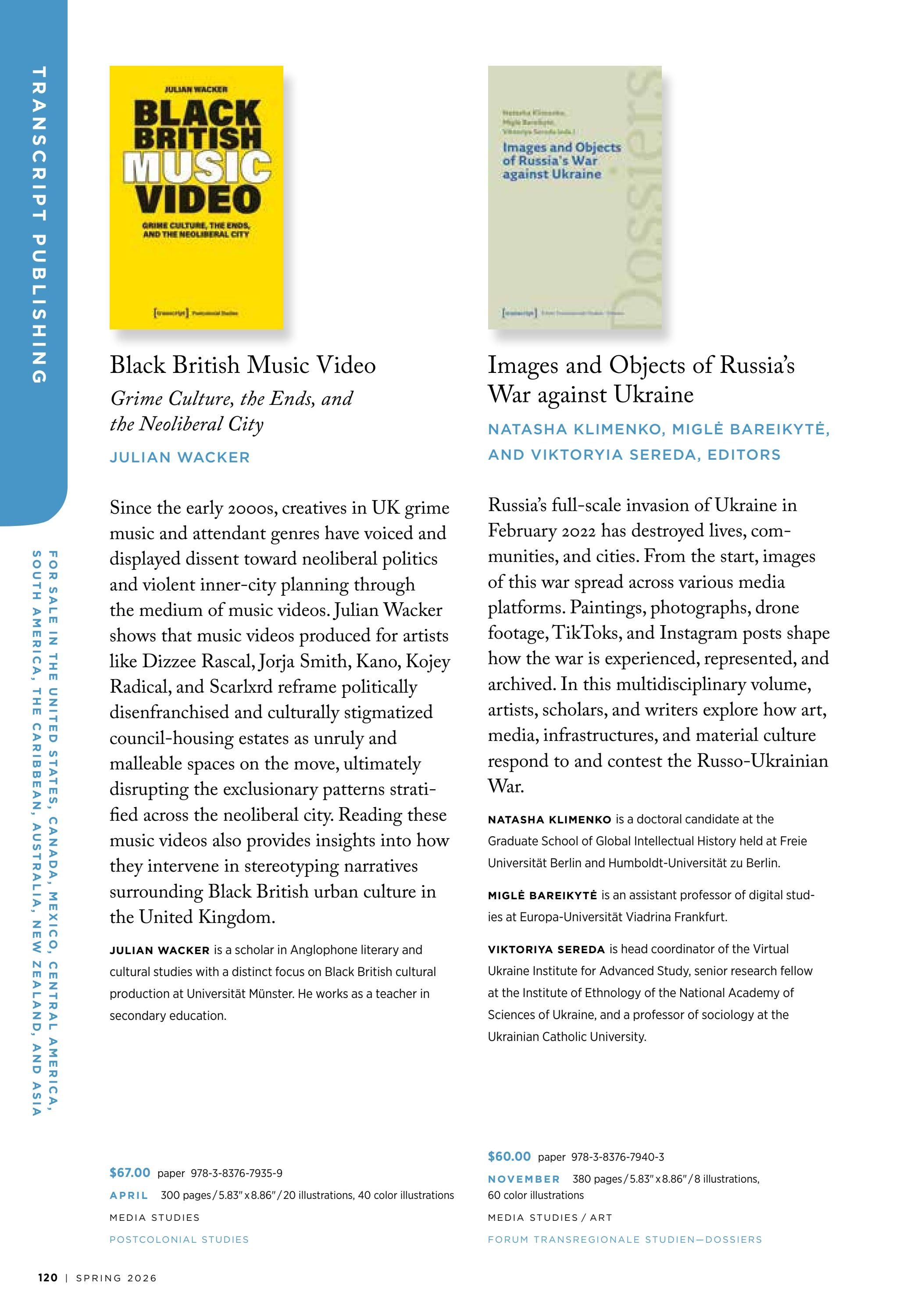 Columbia University Press Spring Catalog Weekly Ad January 1 - December 31, 2026