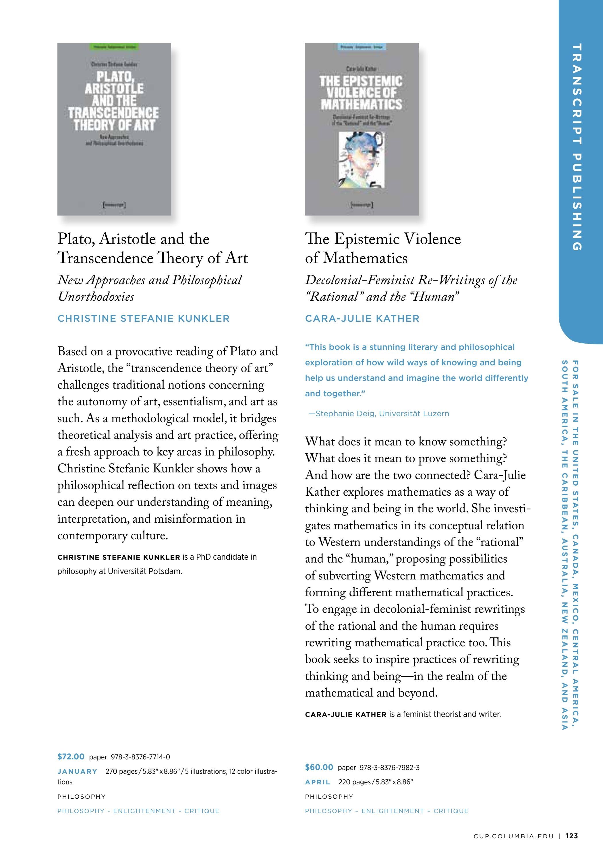 Columbia University Press Spring Catalog Weekly Ad January 1 - December 31, 2026