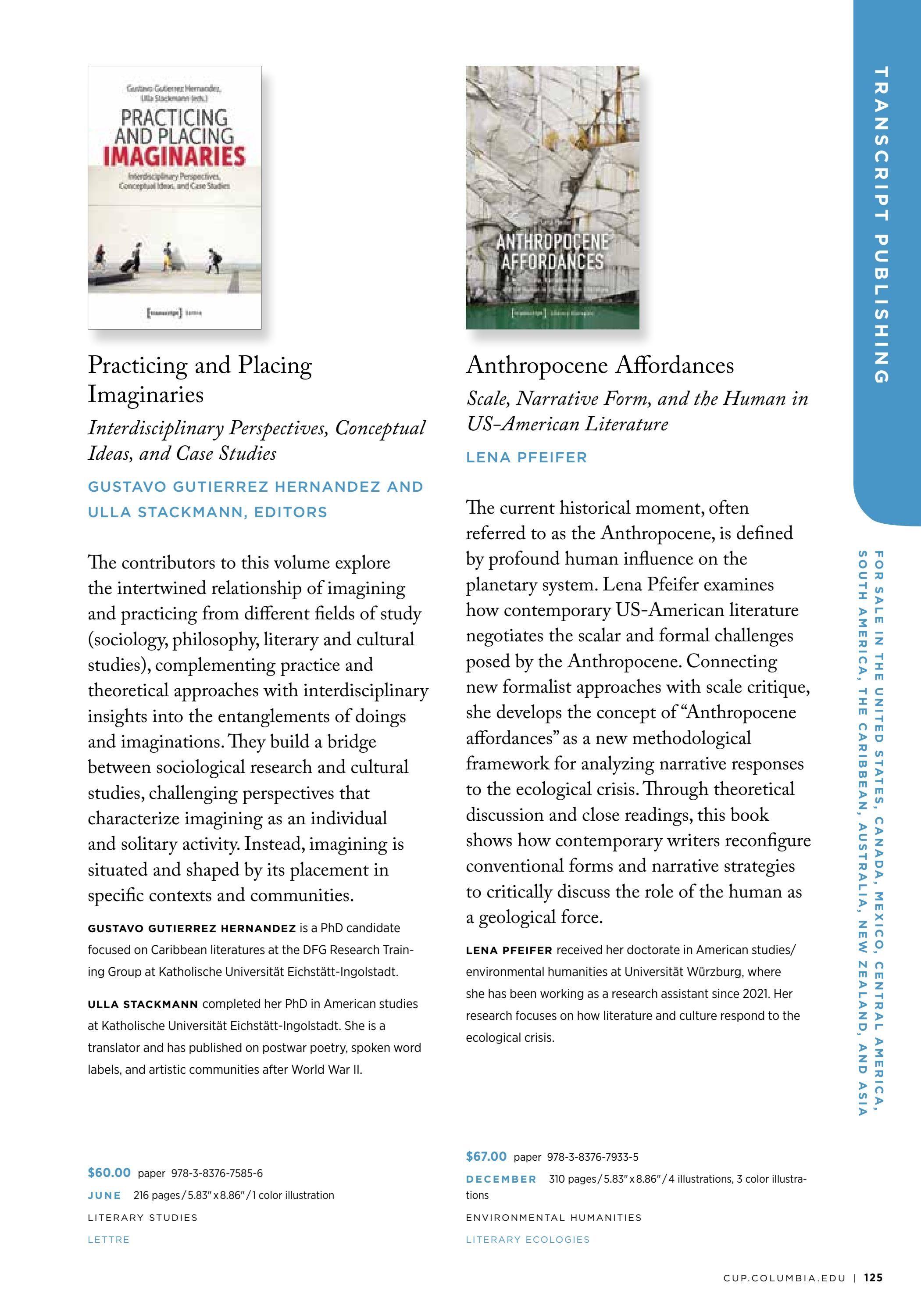 Columbia University Press Spring Catalog Weekly Ad January 1 - December 31, 2026