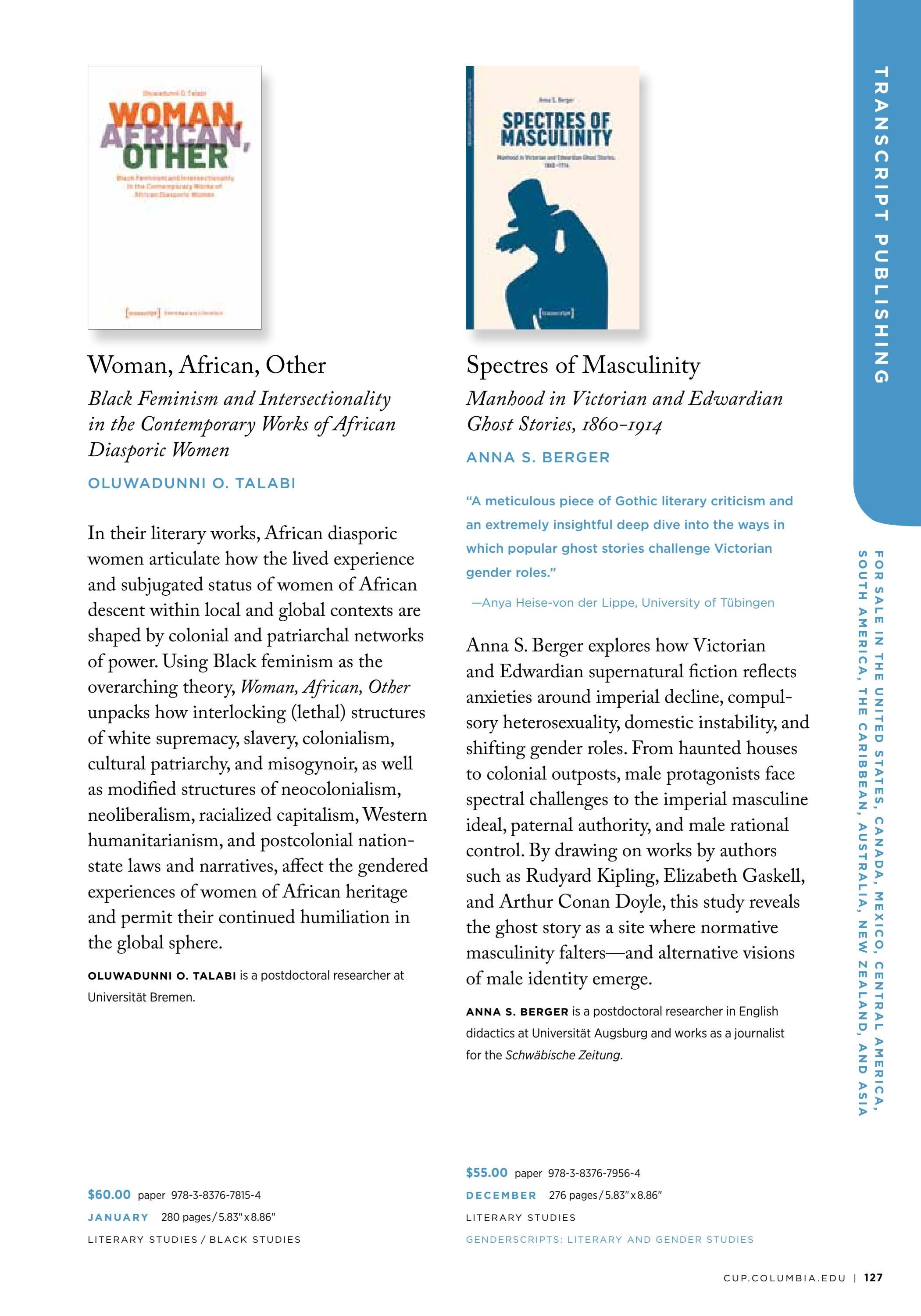 Columbia University Press Spring Catalog Weekly Ad January 1 - December 31, 2026