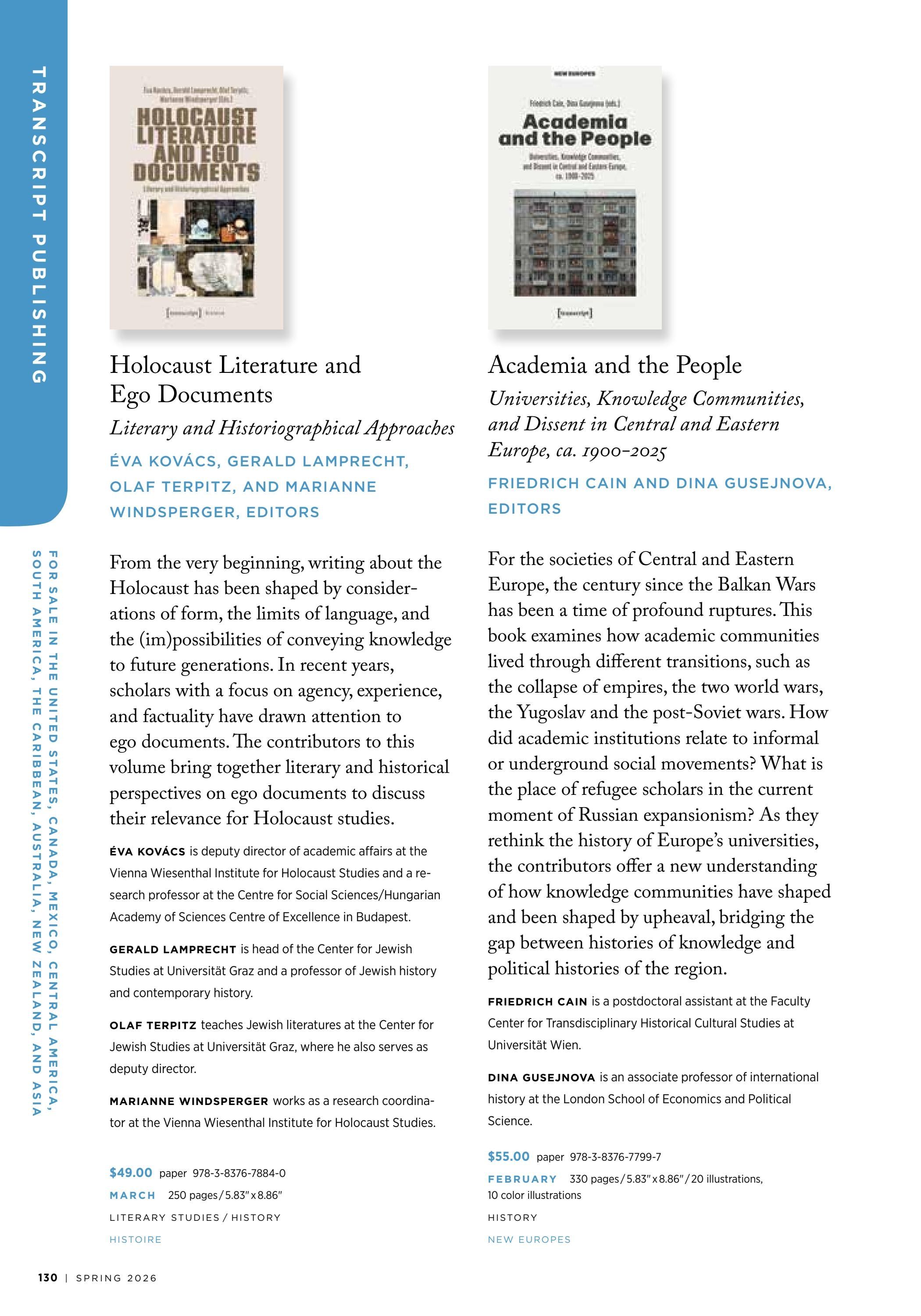 Columbia University Press Spring Catalog Weekly Ad January 1 - December 31, 2026