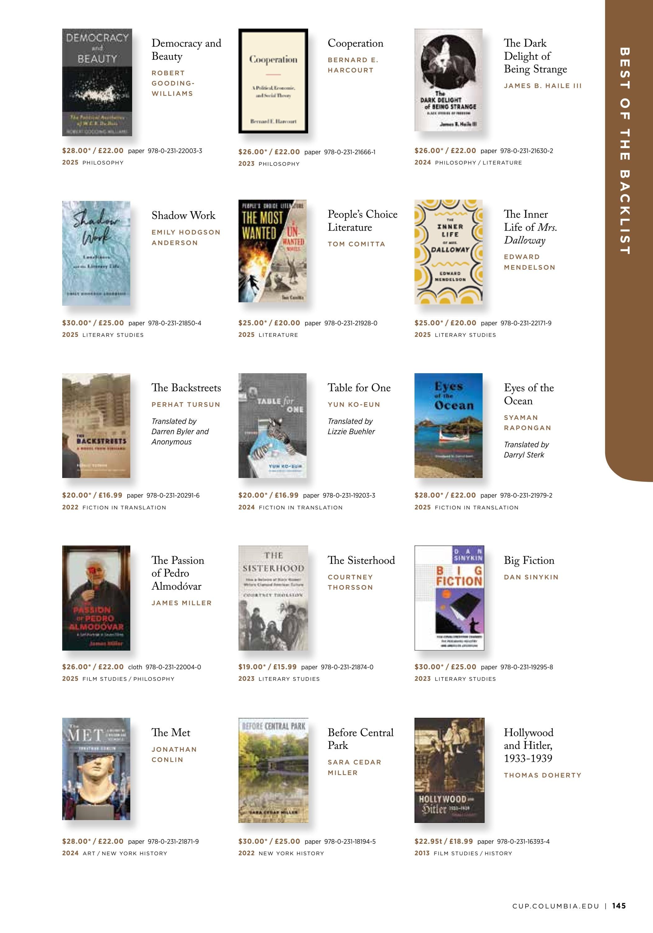 Columbia University Press Spring Catalog Weekly Ad January 1 - December 31, 2026