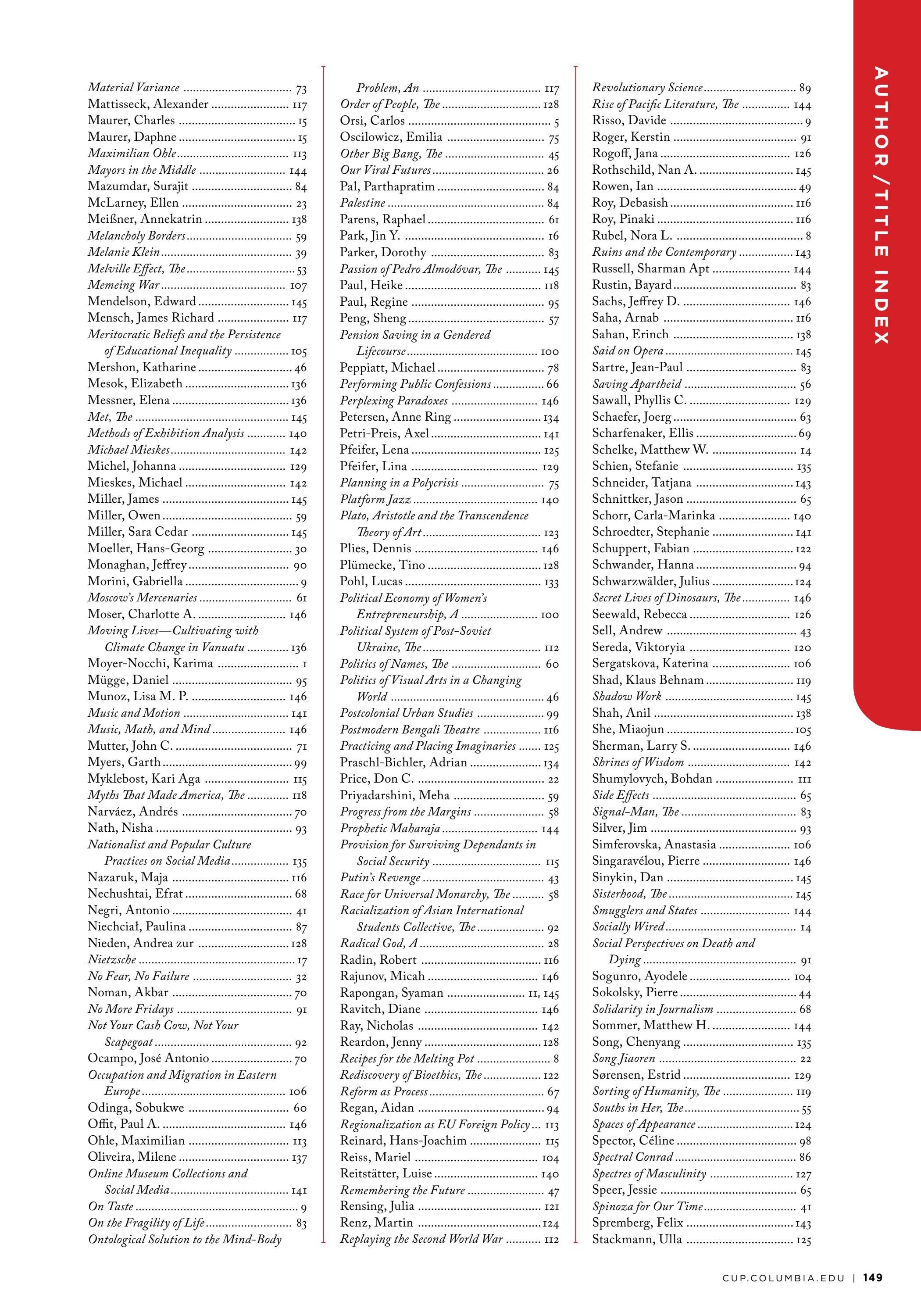 Columbia University Press Spring Catalog Weekly Ad January 1 - December 31, 2026