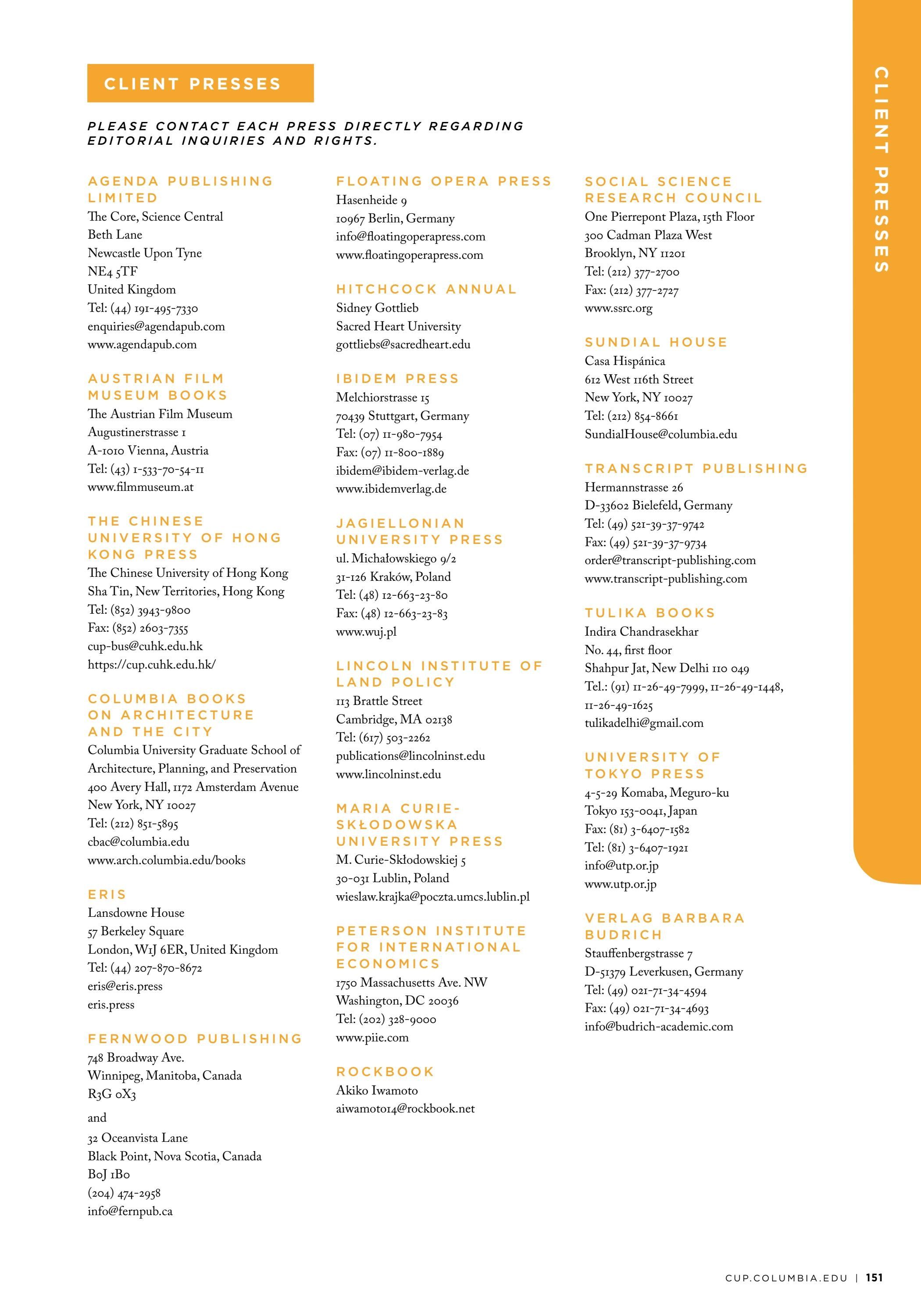Columbia University Press Spring Catalog Weekly Ad January 1 - December 31, 2026
