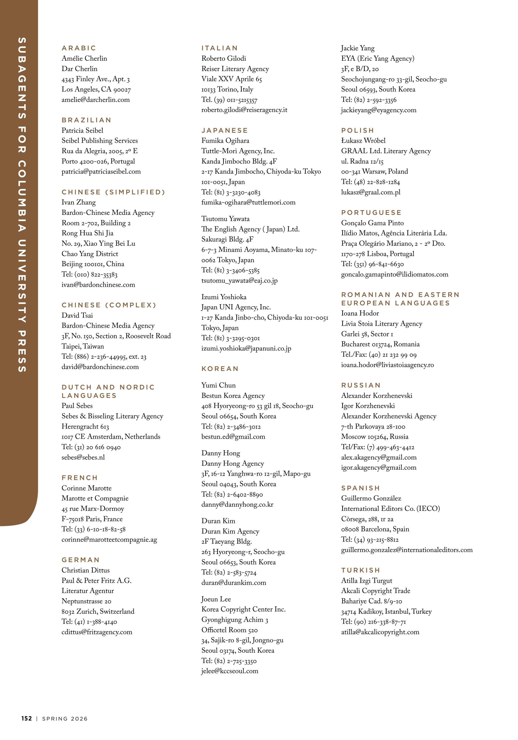 Columbia University Press Spring Catalog Weekly Ad January 1 - December 31, 2026