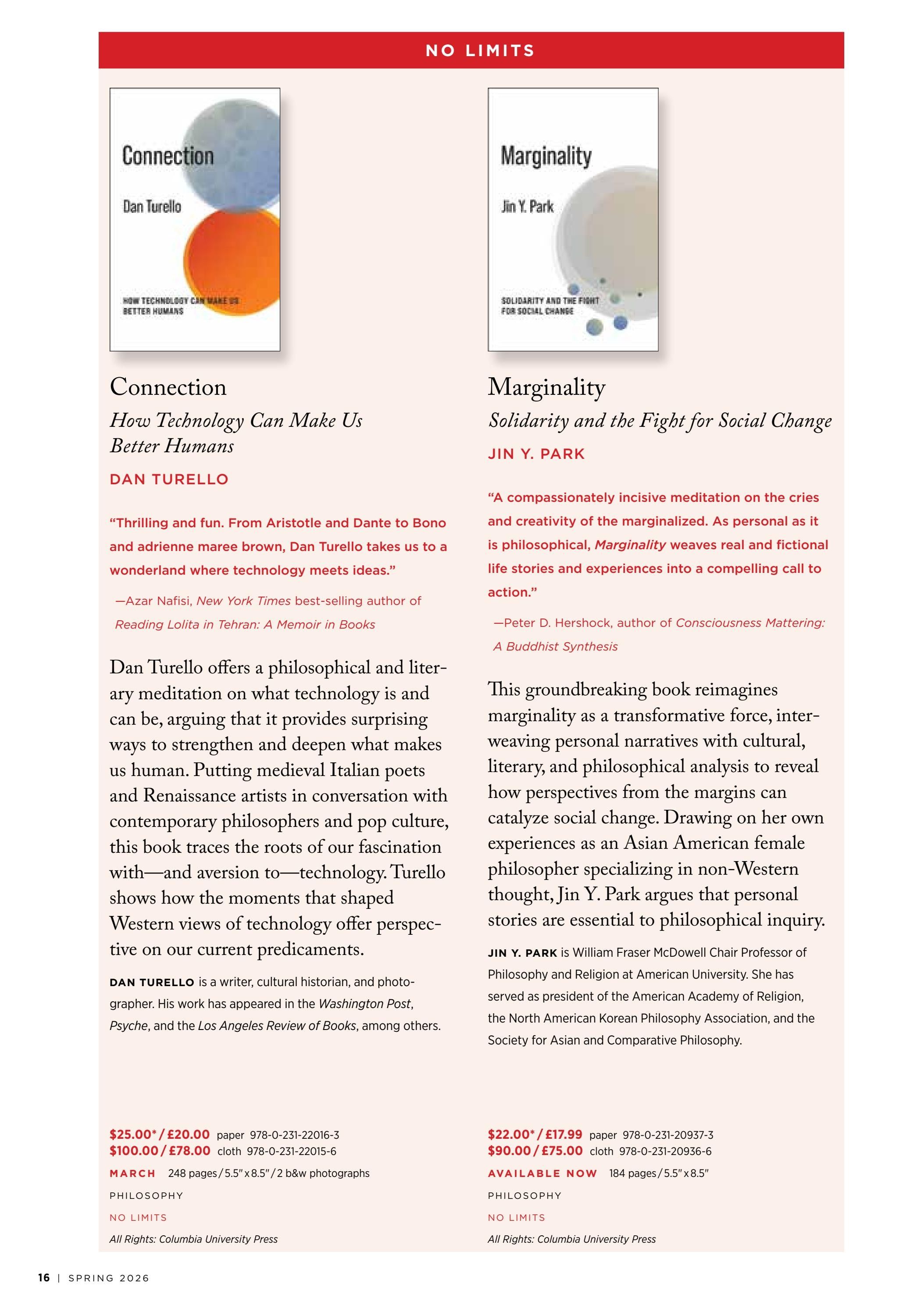 Columbia University Press Spring Catalog Weekly Ad January 1 - December 31, 2026
