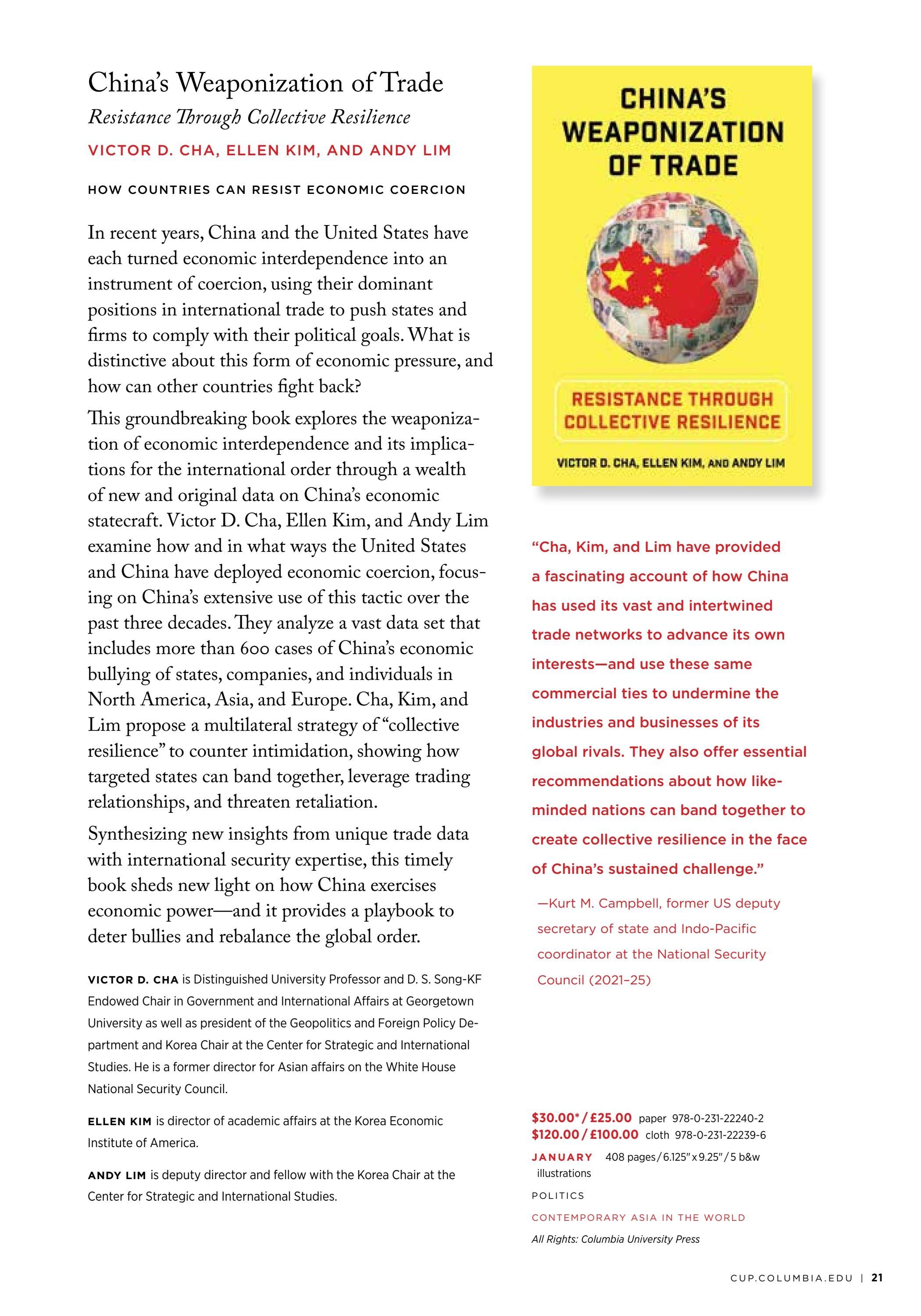 Columbia University Press Spring Catalog Weekly Ad January 1 - December 31, 2026