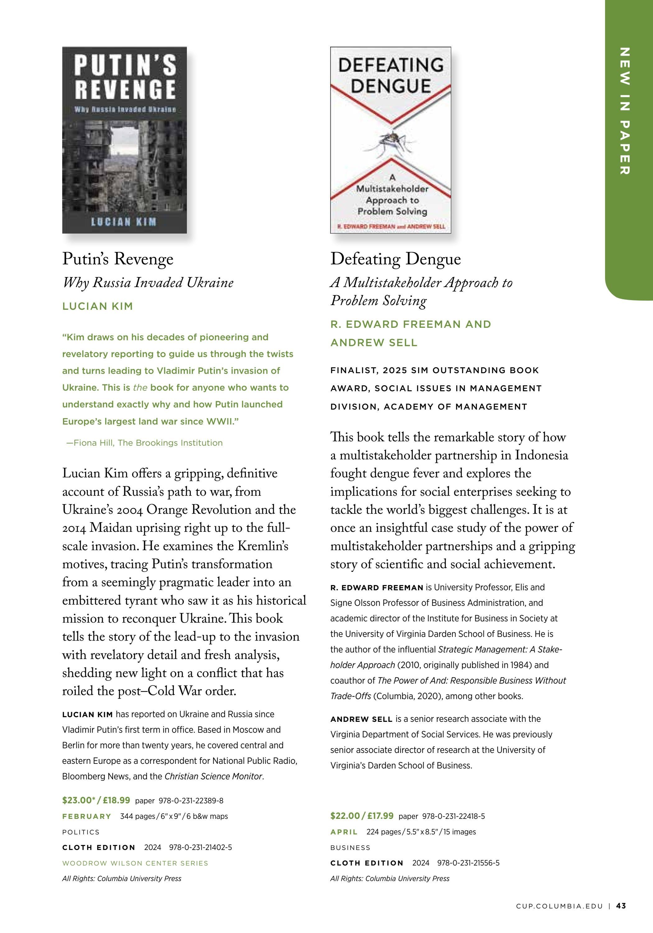 Columbia University Press Spring Catalog Weekly Ad January 1 - December 31, 2026