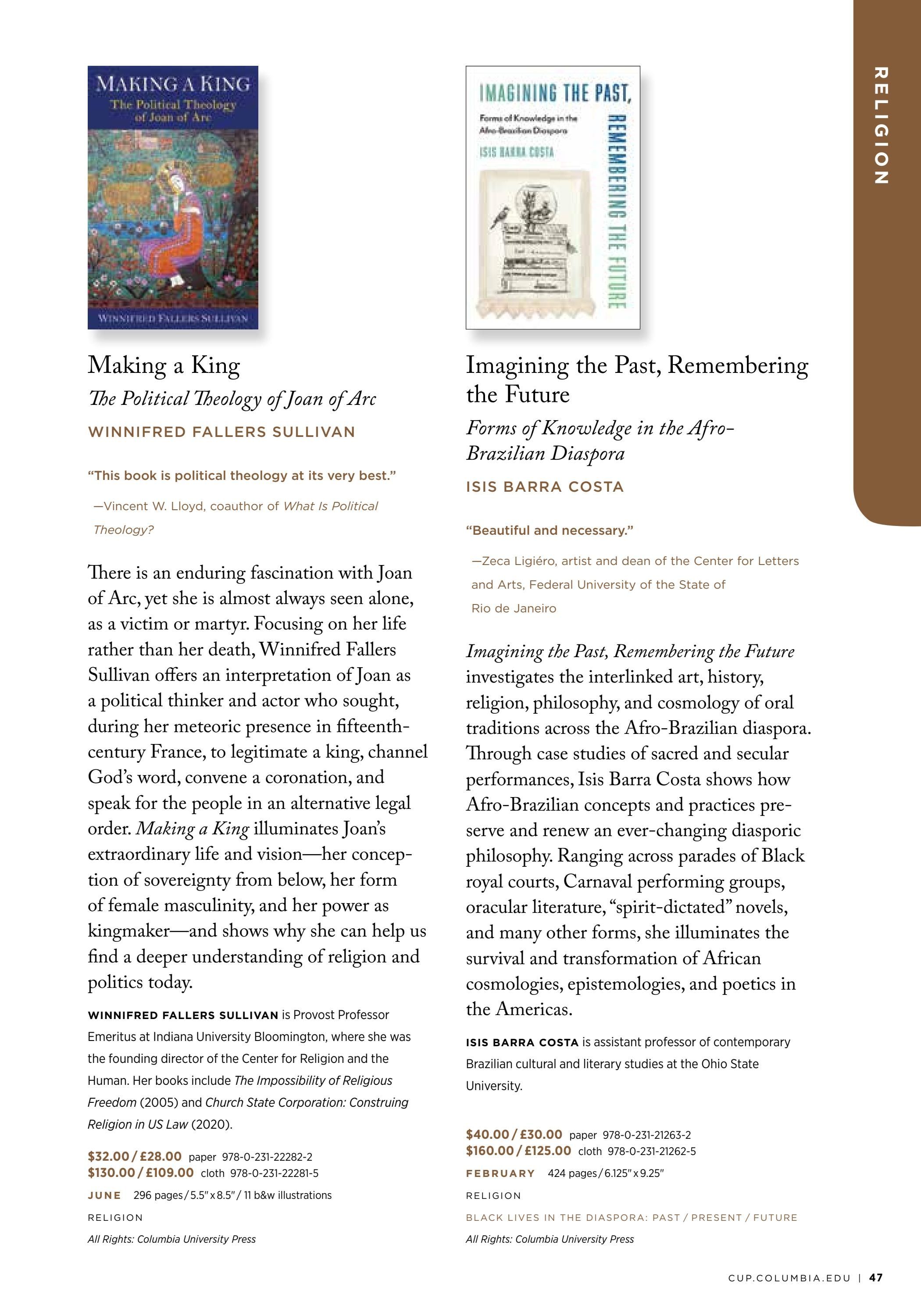 Columbia University Press Spring Catalog Weekly Ad January 1 - December 31, 2026