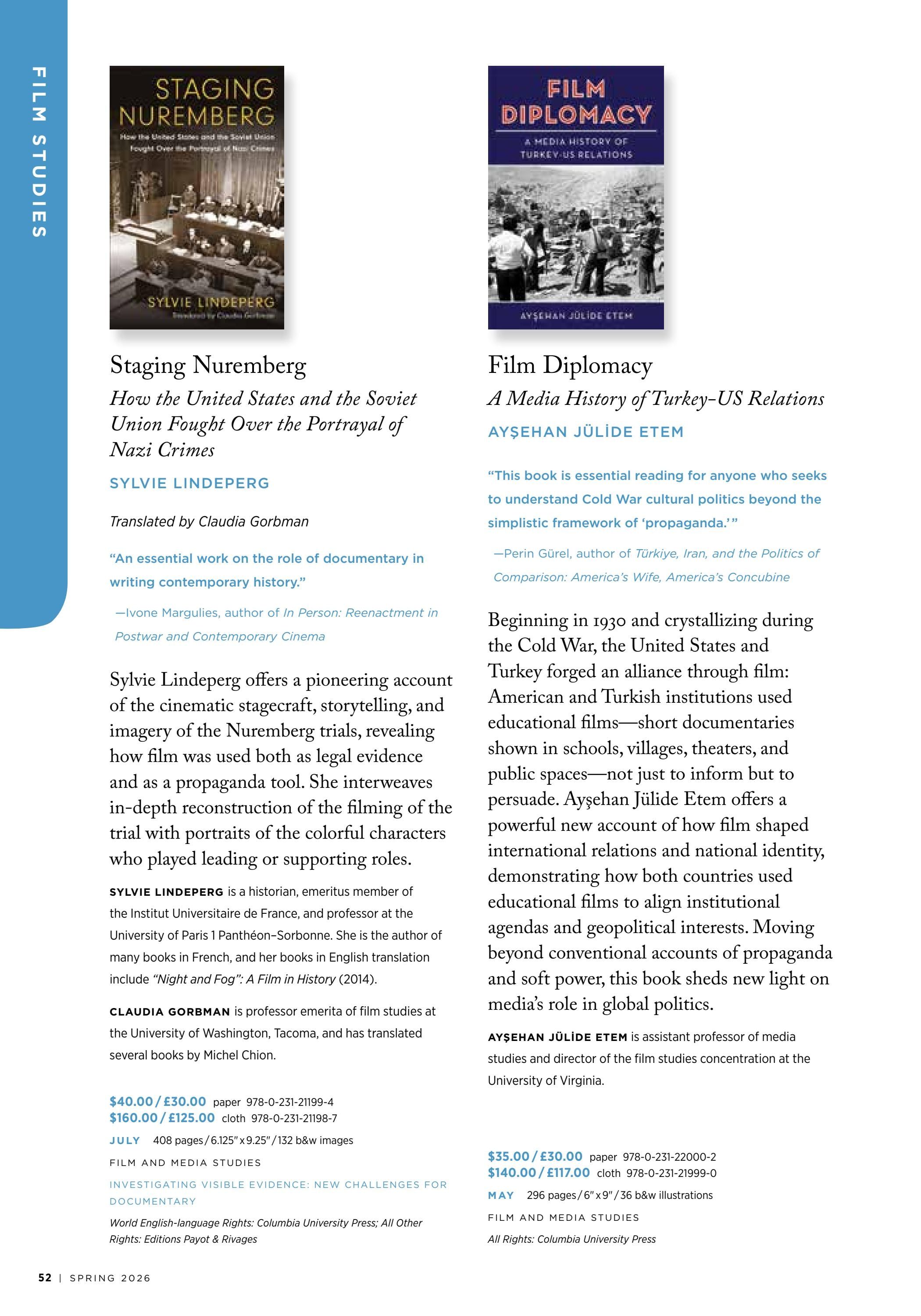 Columbia University Press Spring Catalog Weekly Ad January 1 - December 31, 2026