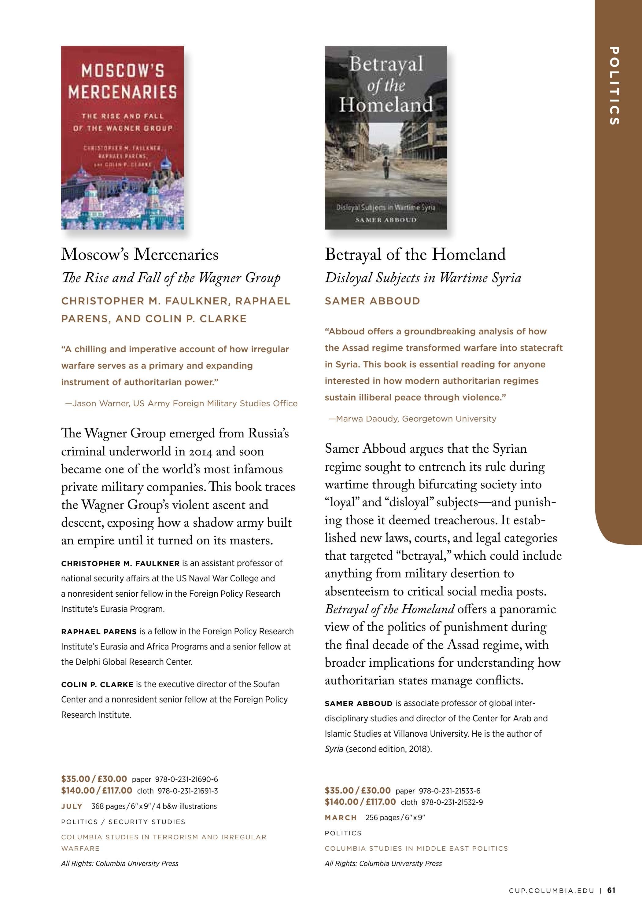 Columbia University Press Spring Catalog Weekly Ad January 1 - December 31, 2026