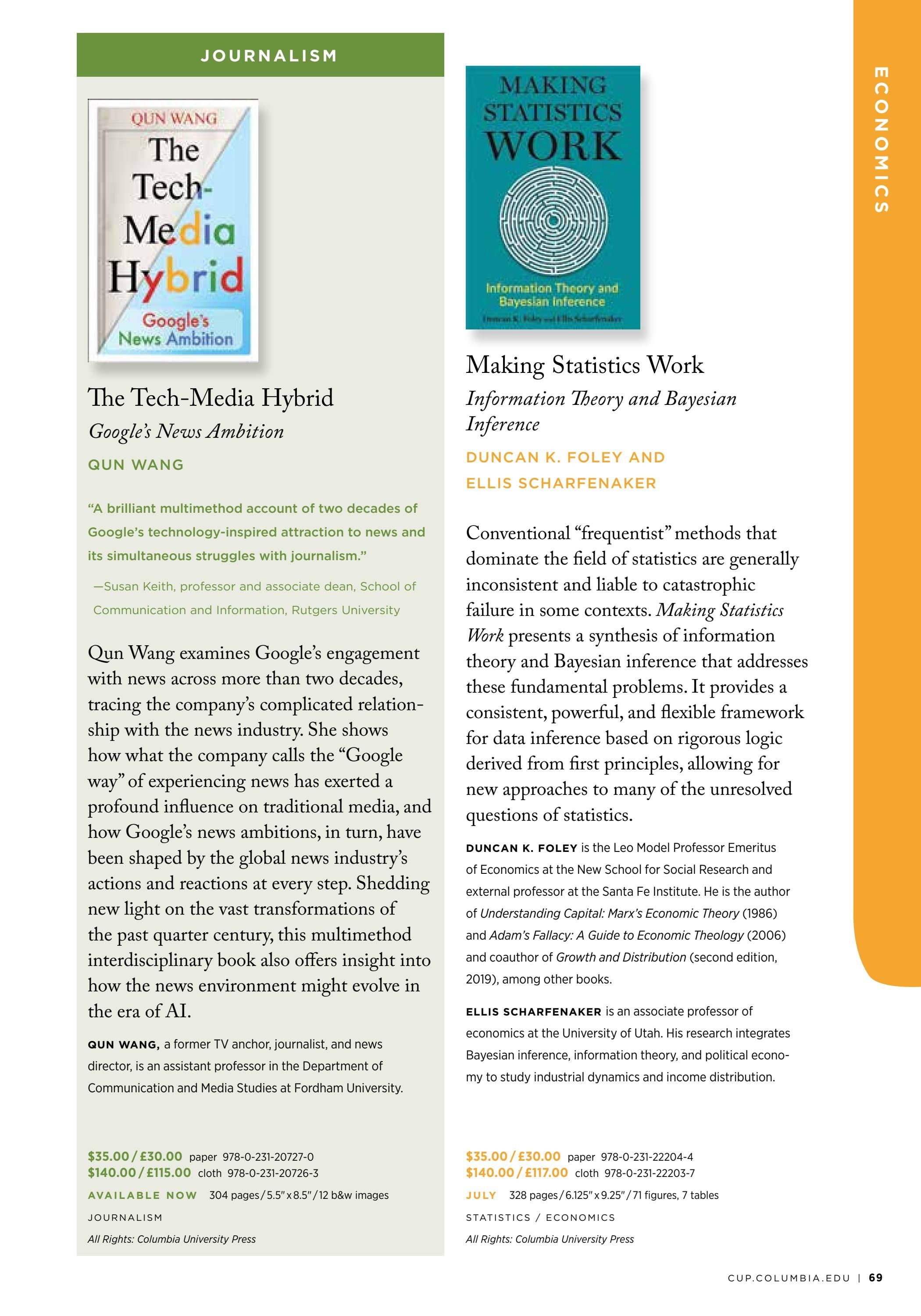 Columbia University Press Spring Catalog Weekly Ad January 1 - December 31, 2026