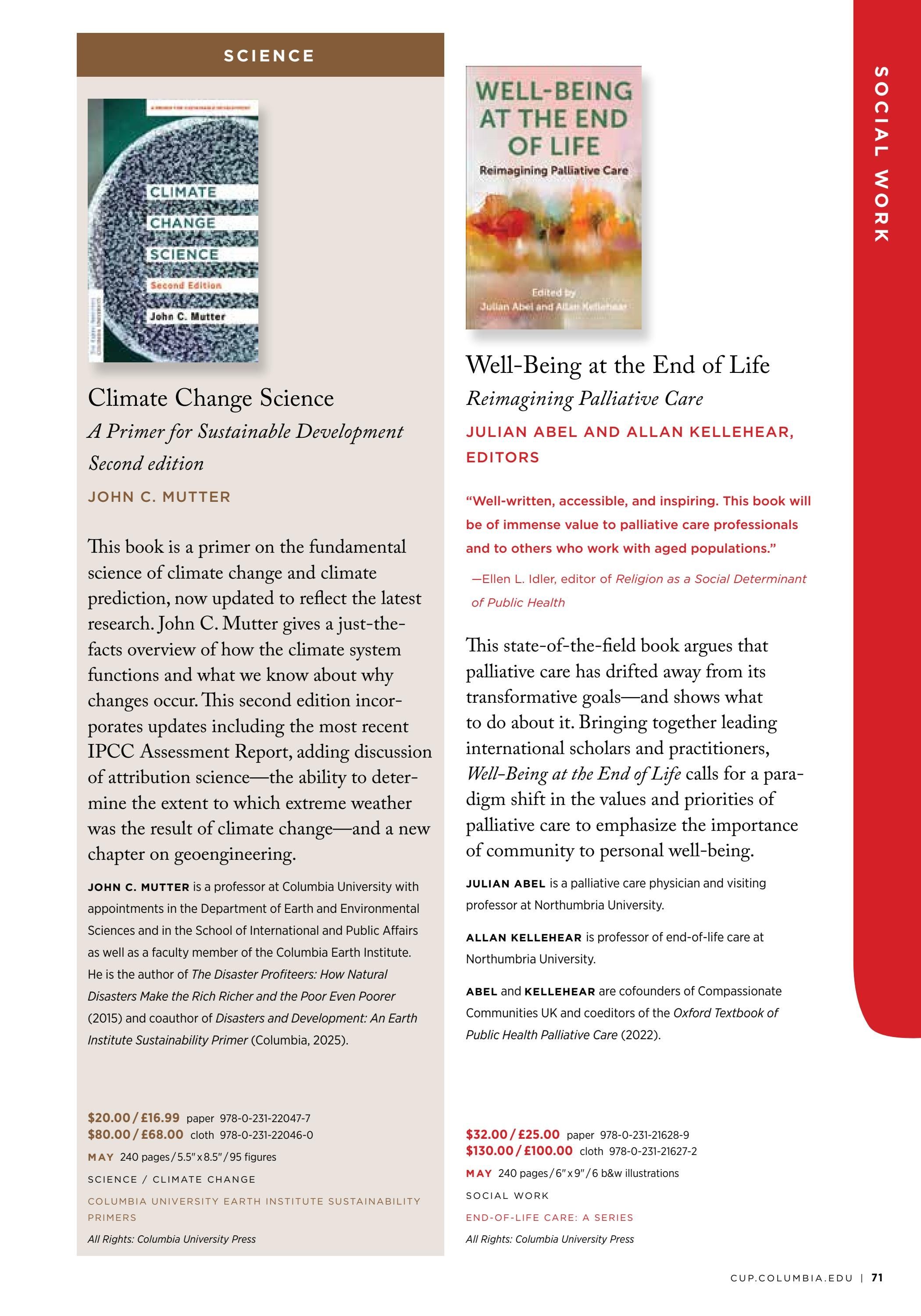 Columbia University Press Spring Catalog Weekly Ad January 1 - December 31, 2026
