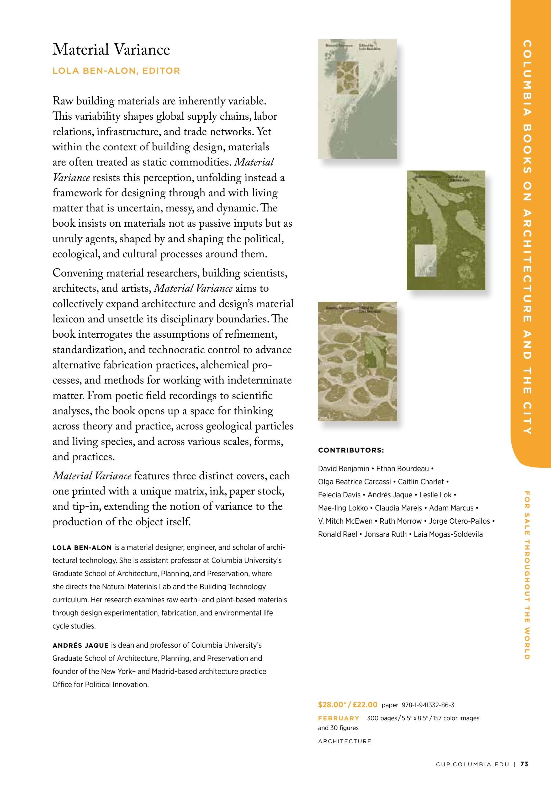 Columbia University Press Spring Catalog Weekly Ad January 1 - December 31, 2026