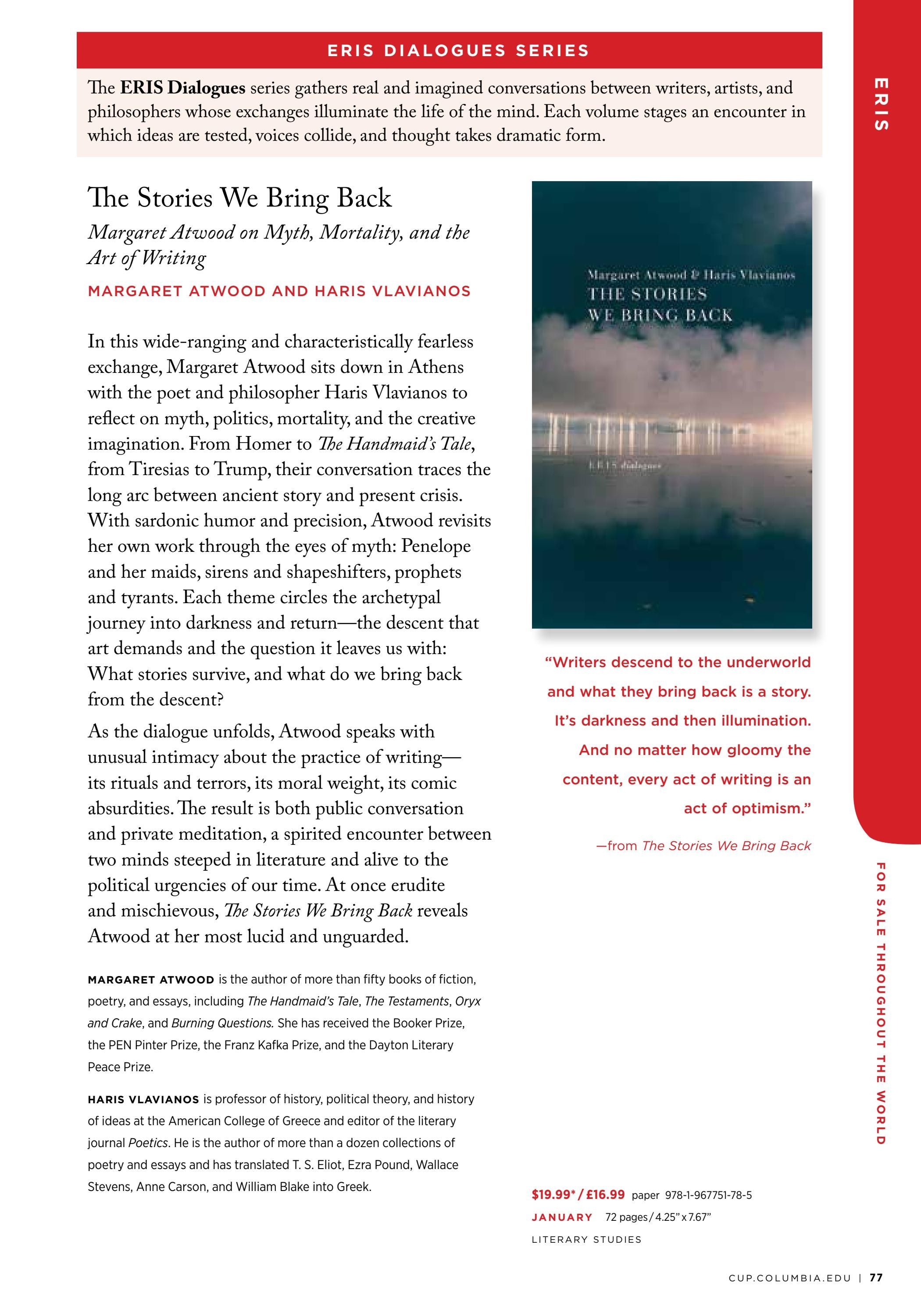 Columbia University Press Spring Catalog Weekly Ad January 1 - December 31, 2026