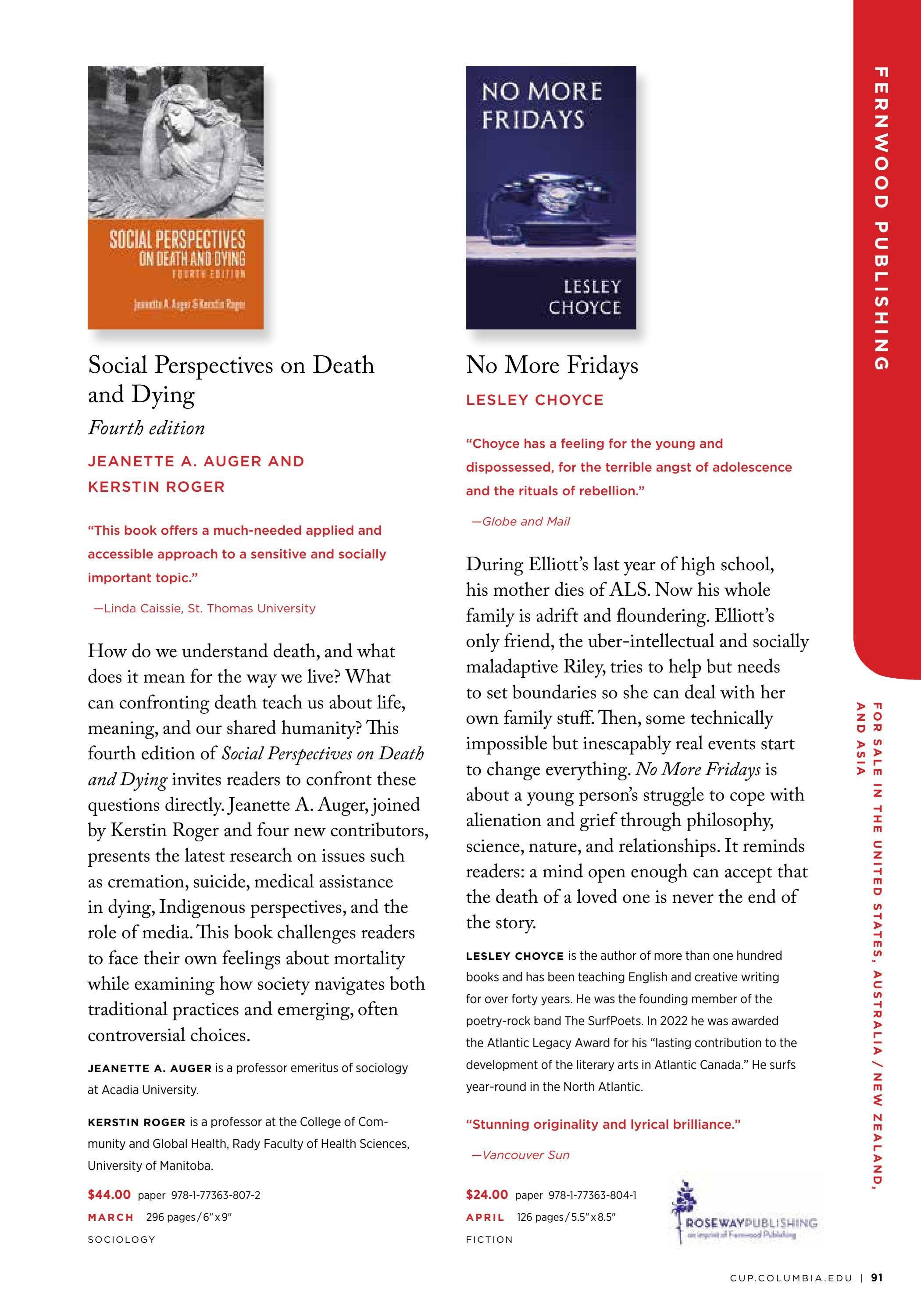 Columbia University Press Spring Catalog Weekly Ad January 1 - December 31, 2026
