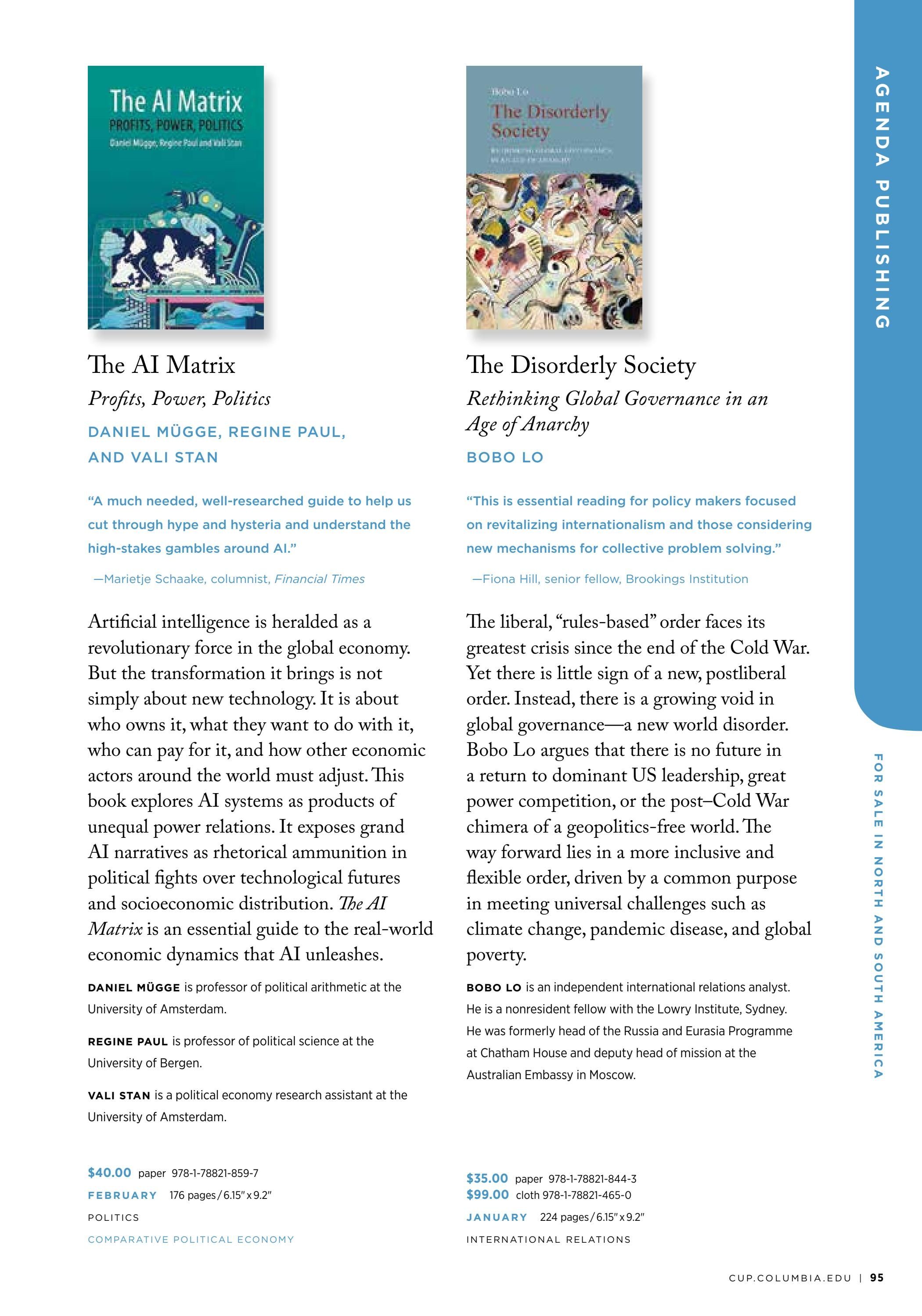 Columbia University Press Spring Catalog Weekly Ad January 1 - December 31, 2026