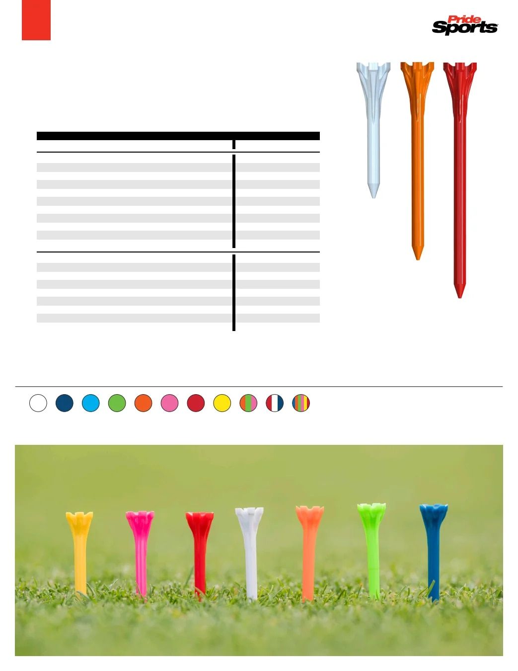 Pride Sports Golf Accessories Catalog Weekly Ad January 1 - December 31, 2026