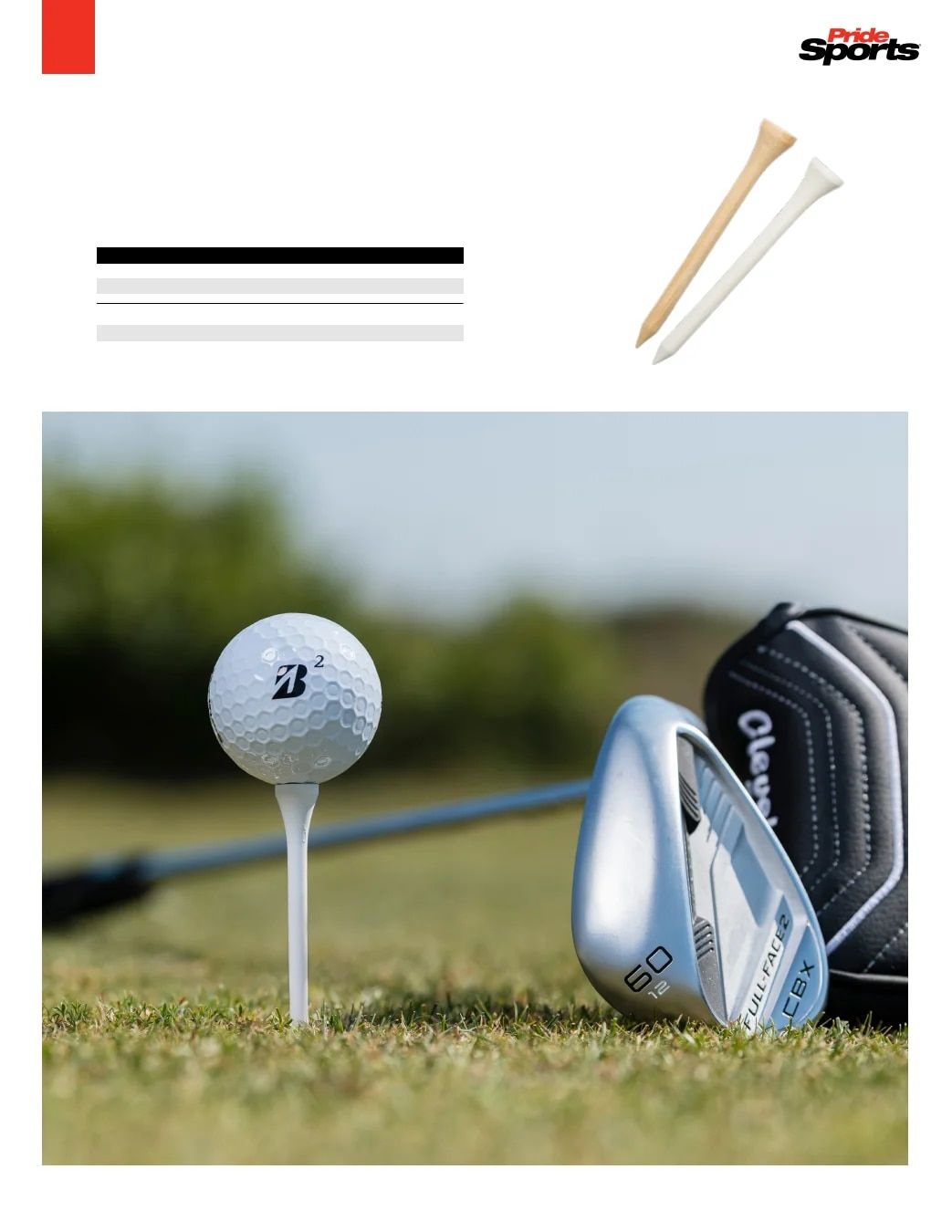 Pride Sports Golf Accessories Catalog Weekly Ad January 1 - December 31, 2026
