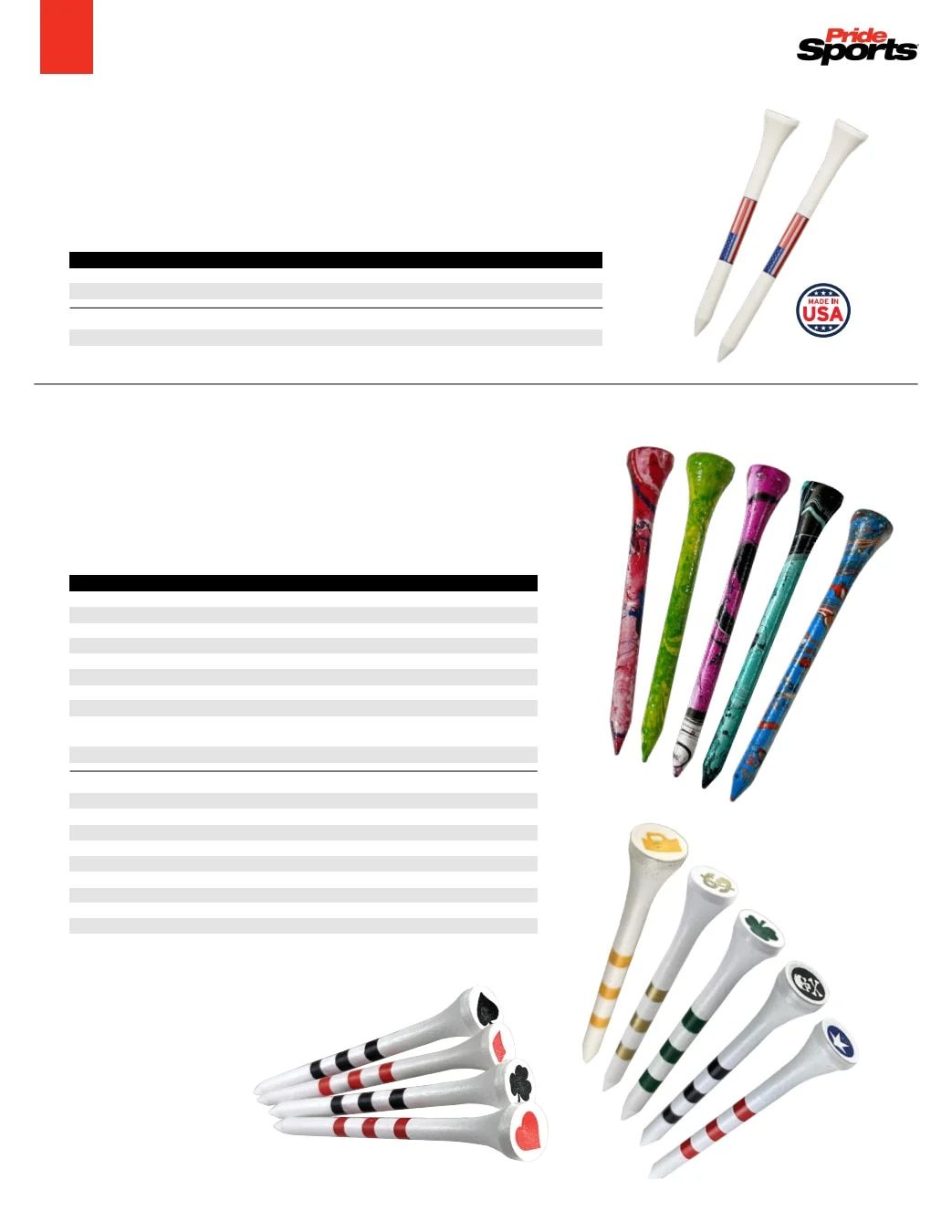 Pride Sports Golf Accessories Catalog Weekly Ad January 1 - December 31, 2026