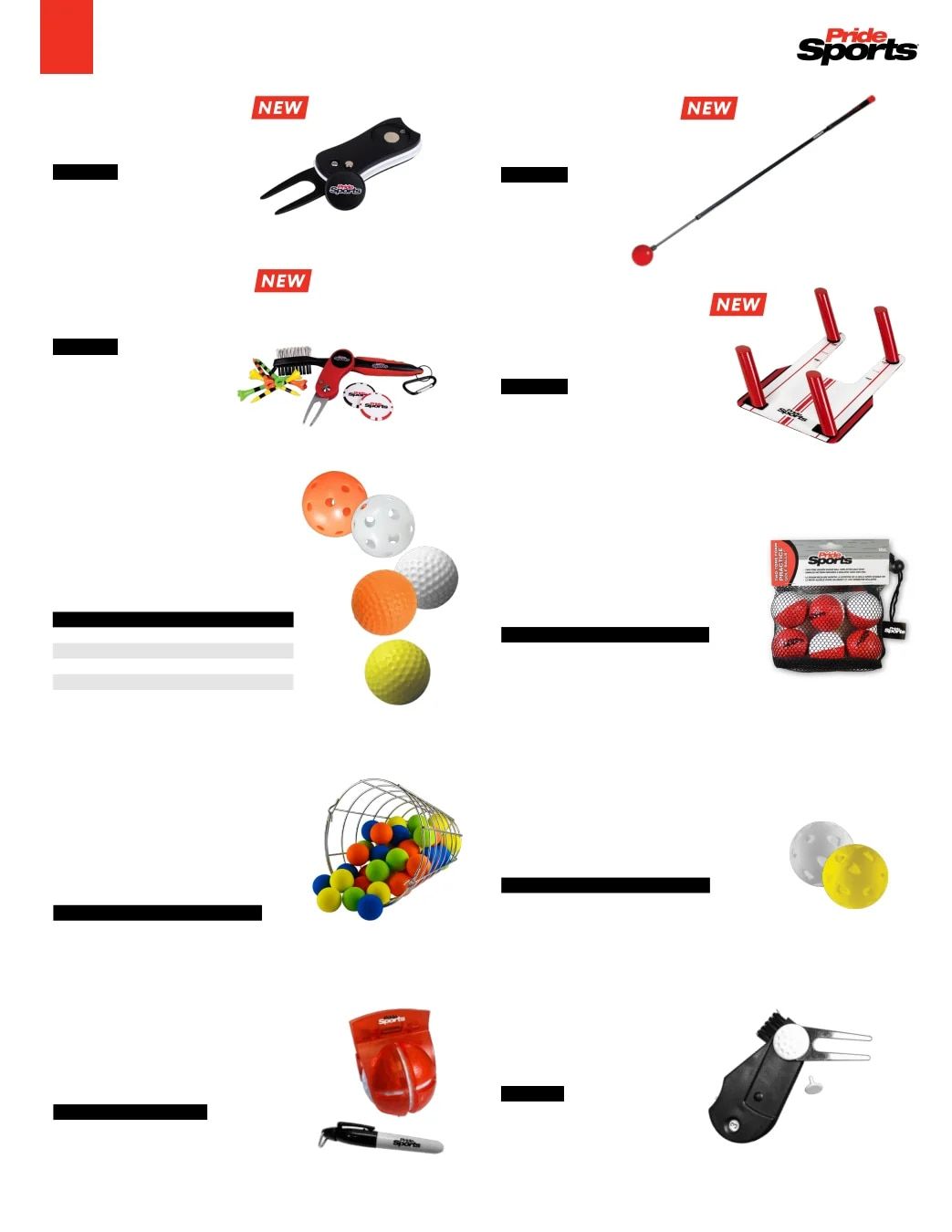 Pride Sports Golf Accessories Catalog Weekly Ad January 1 - December 31, 2026