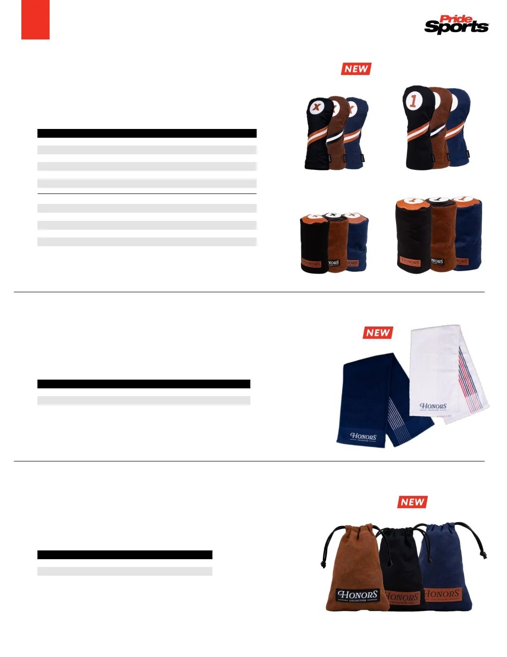 Pride Sports Golf Accessories Catalog Weekly Ad January 1 - December 31, 2026