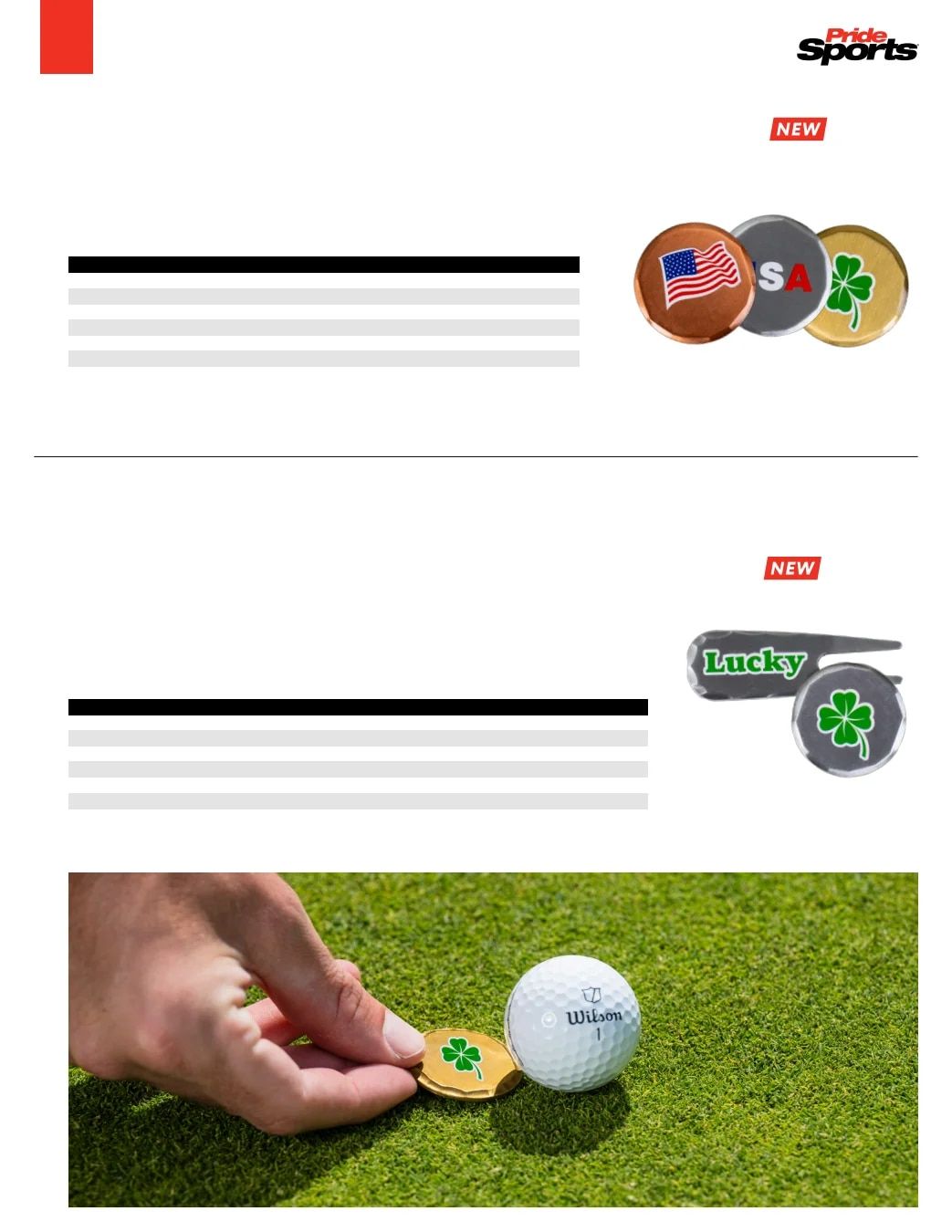 Pride Sports Golf Accessories Catalog Weekly Ad January 1 - December 31, 2026