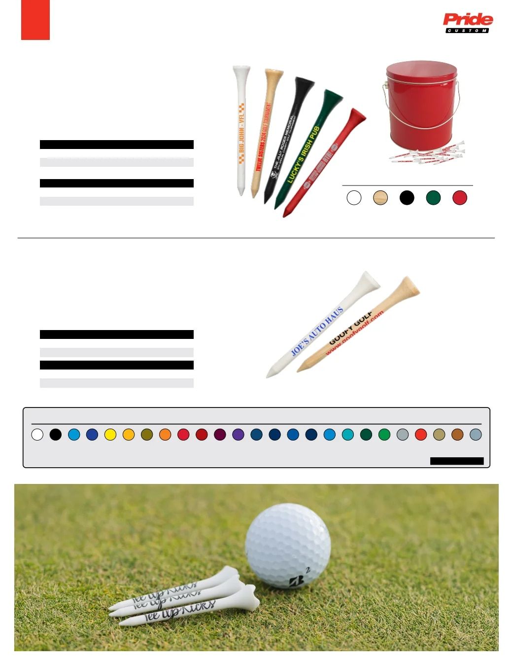 Pride Sports Golf Accessories Catalog Weekly Ad January 1 - December 31, 2026