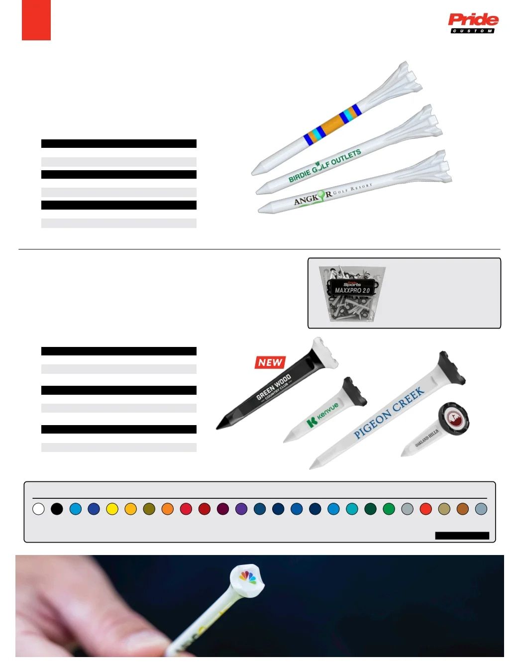 Pride Sports Golf Accessories Catalog Weekly Ad January 1 - December 31, 2026