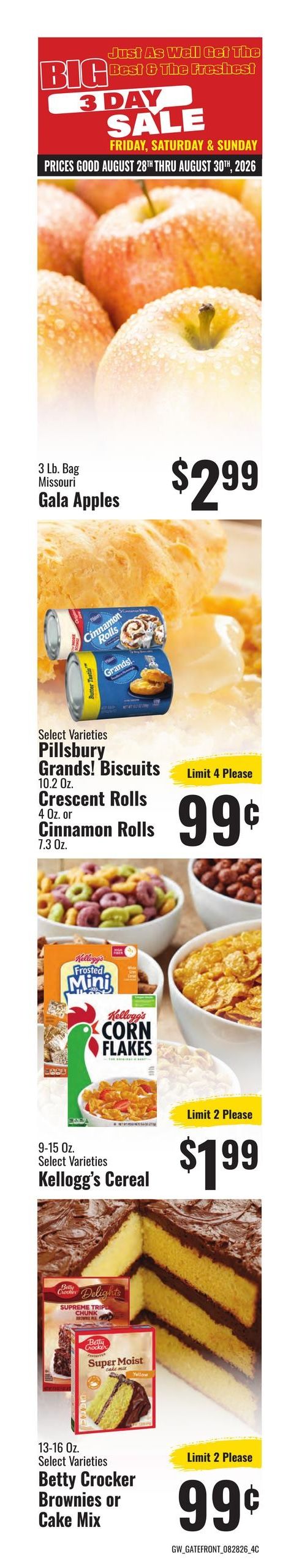 G&W Foods (AR, KS, MO, OK) Weekly Ad August 26 - September 8, 2026