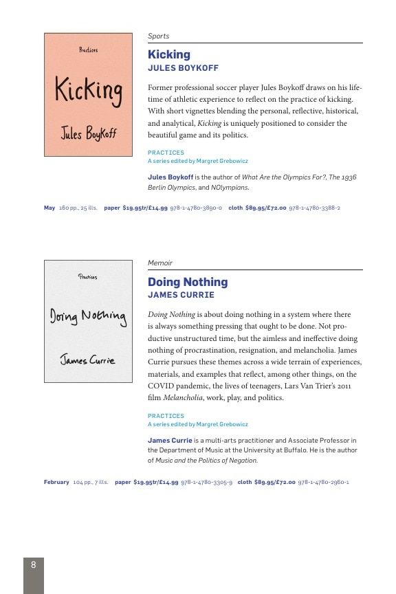 Duke University Press Spring 2026 Catalog Weekly Ad December 31, 2025 - December 31, 2026