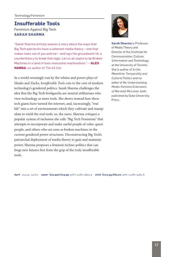 Duke University Press Spring 2026 Catalog Weekly Ad December 31, 2025 - December 31, 2026