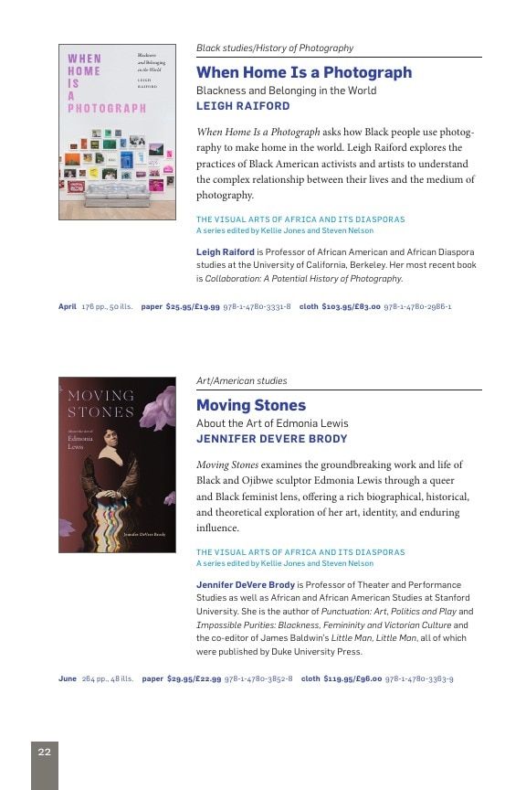 Duke University Press Spring 2026 Catalog Weekly Ad December 31, 2025 - December 31, 2026