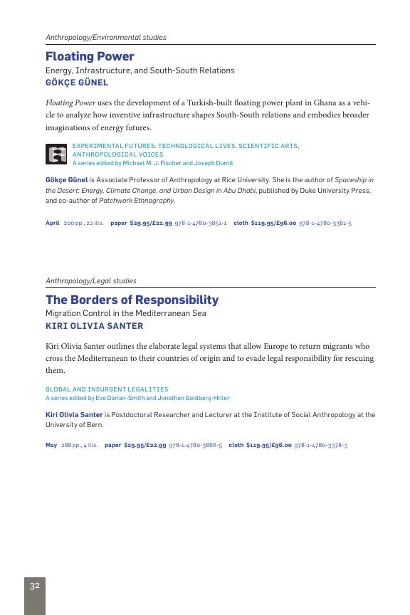 Duke University Press Spring 2026 Catalog Weekly Ad December 31, 2025 - December 31, 2026